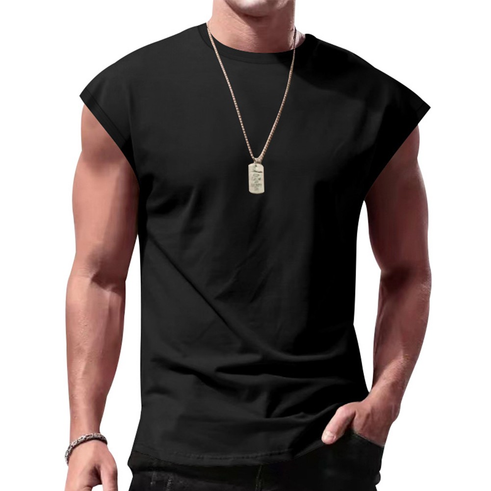 Wine Red Men's Sleeveless Tank Tops Gym Sports Muscle Fitness Undershirt - Picture 22 of 35