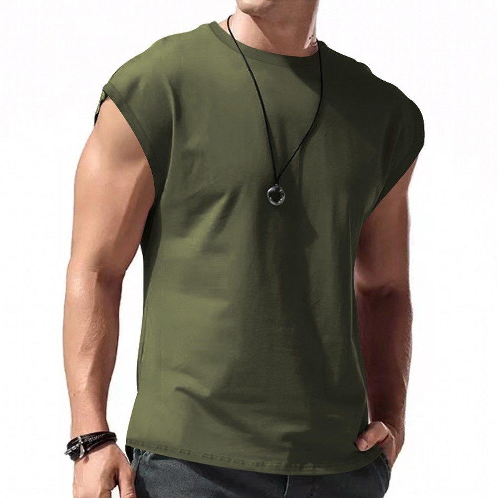 Wine Red Men's Sleeveless Tank Tops Gym Sports Muscle Fitness Undershirt - Picture 33 of 35