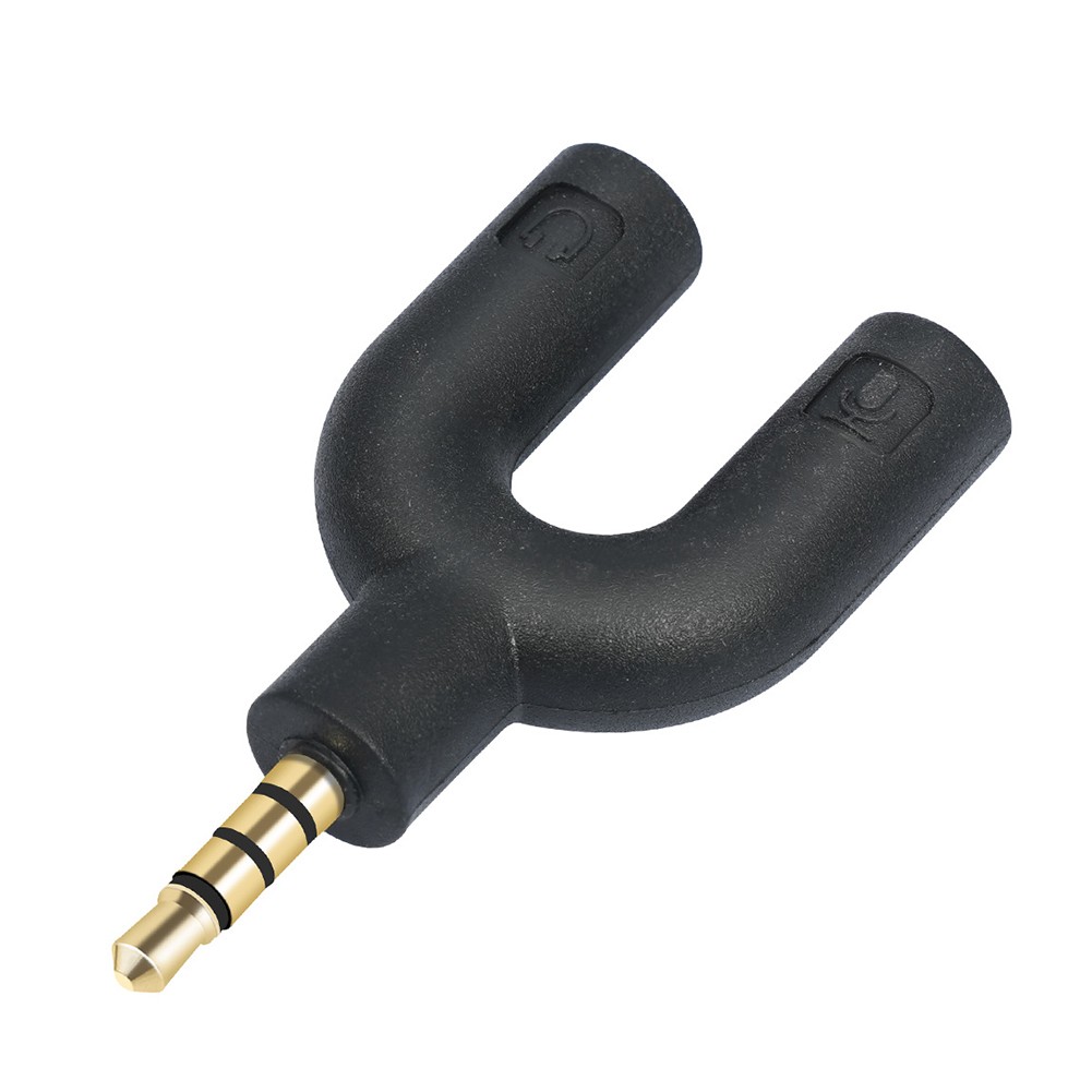 Männlich Plattiert Weiblicher Kopfhörerstecker Adapter Ysplitter Audio -Stereo - Bild 22 von 25