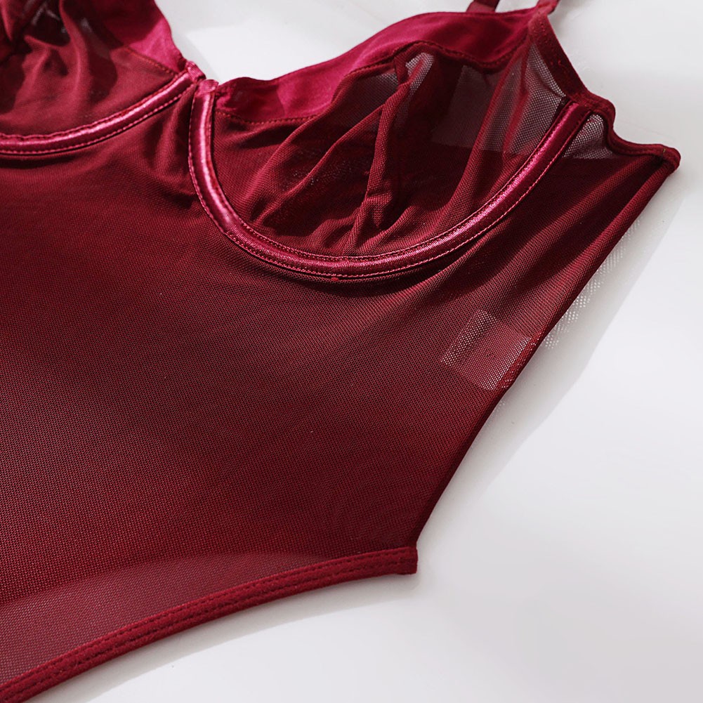 Heiß Frauenpyjama Handschuh Frühling Hohe Strecke Regulär Sexy Bodysuit - Bild 15 von 39