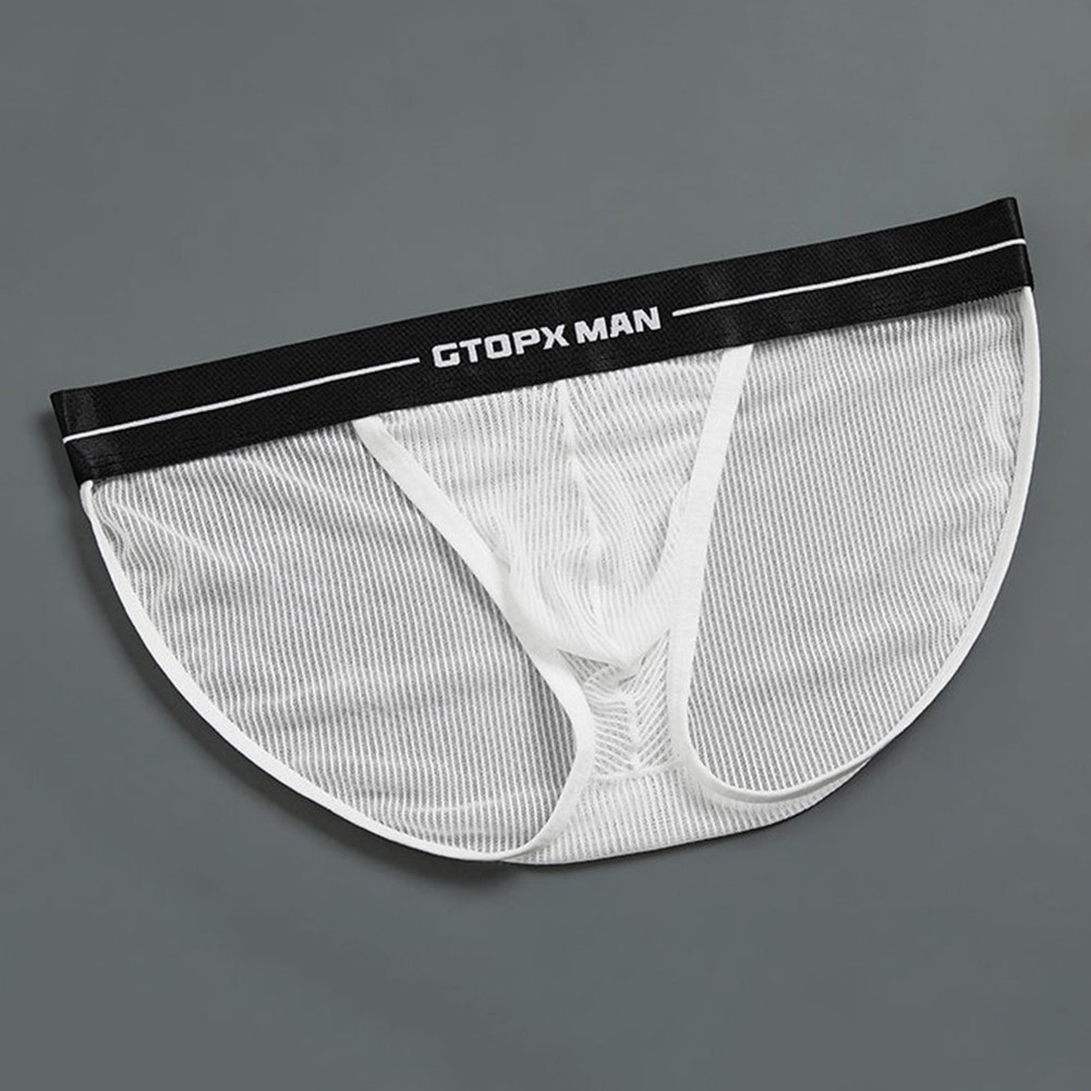 Recommended Weight Kg Men Underwear Low Waist Thin Pouch White Briefs Pouch - Picture 18 of 19