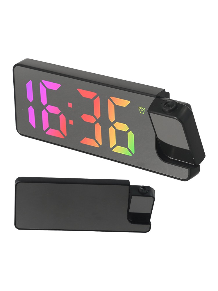 LED Projection Alarm Clock Display Temperature Sensing Electronic Clock