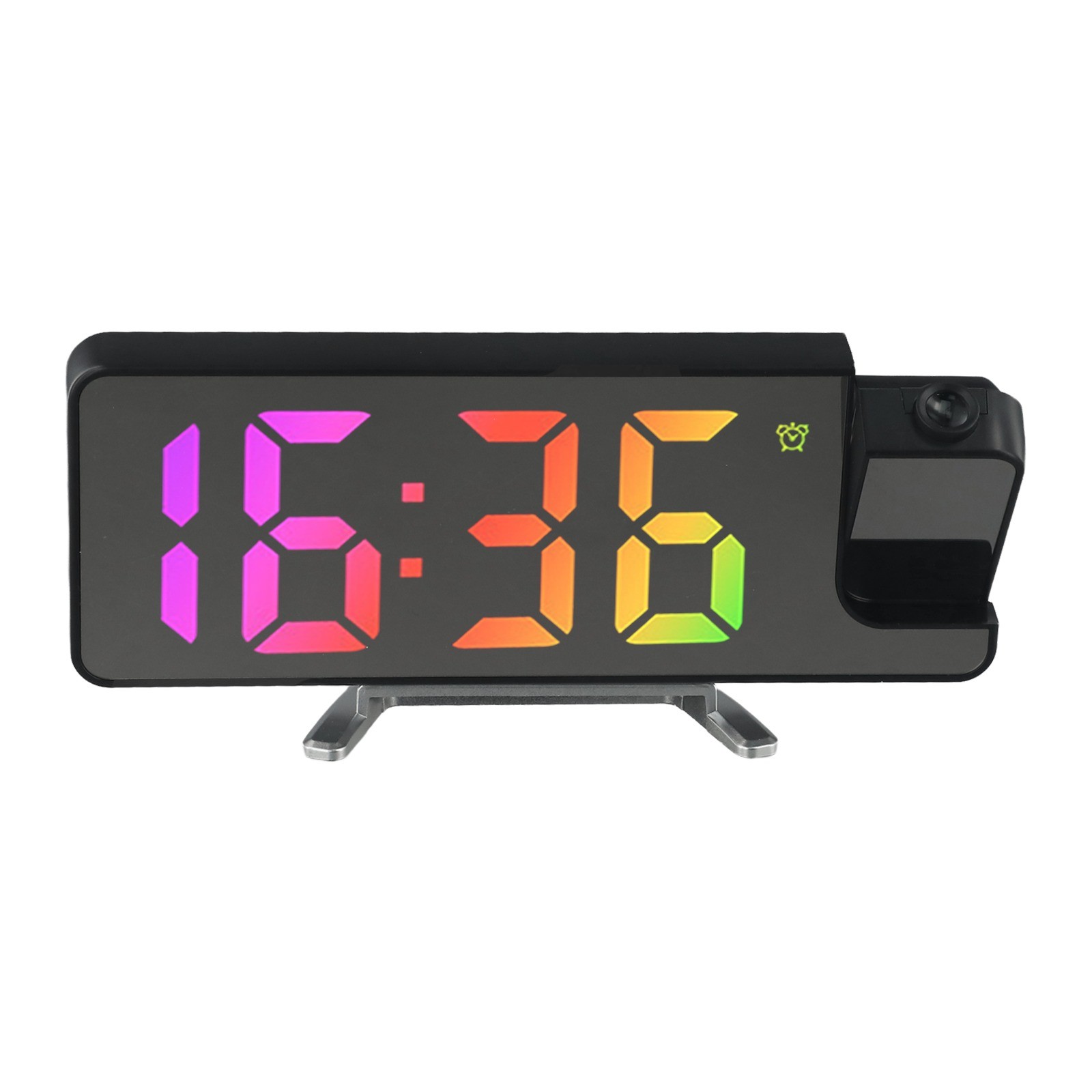 High Brightness LED Projection Alarm Clock for Clear Night Time Reading