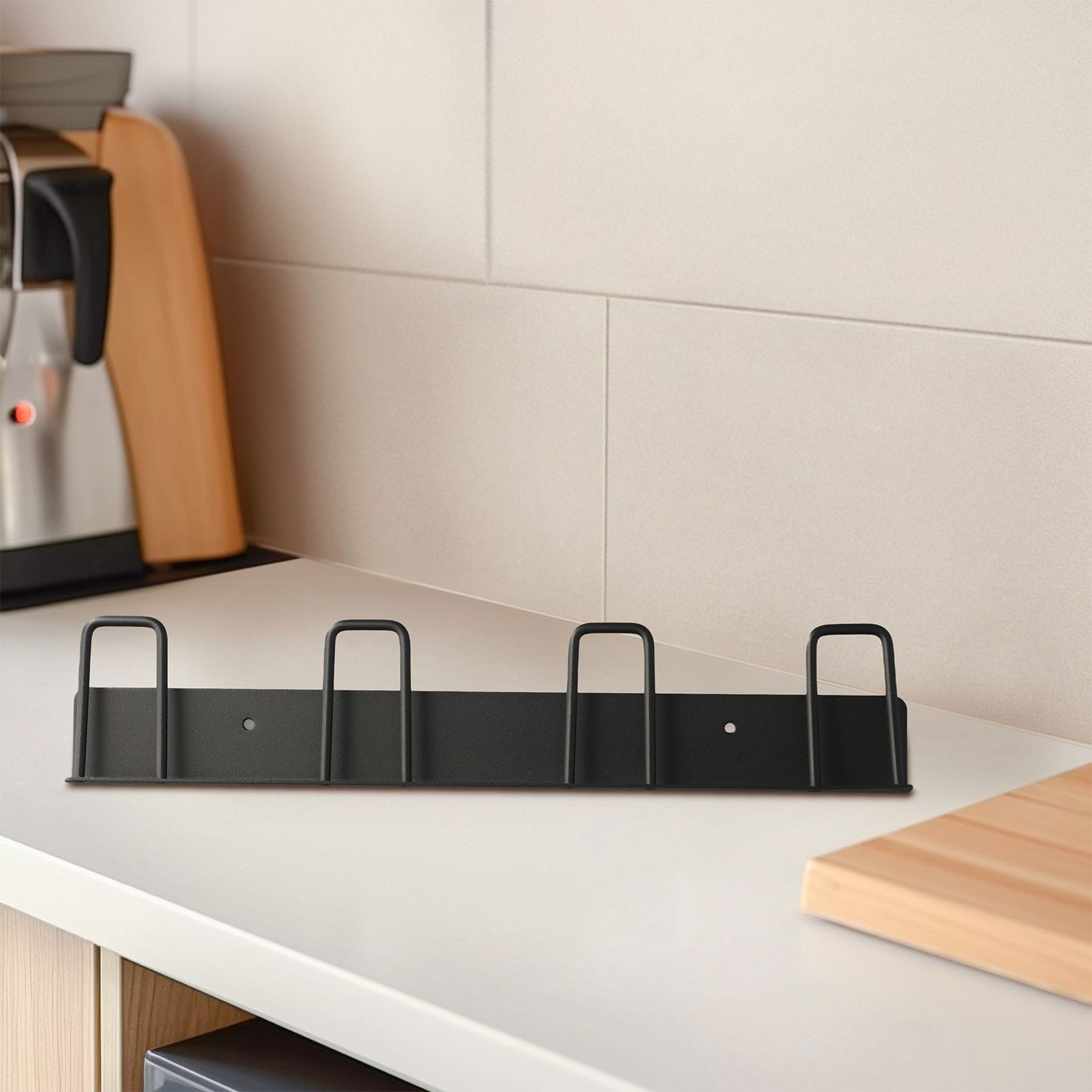 Upside Down Cup Hanger Rack Wall Mounted Coffee Mug Hooks Space Saving Design - Picture 46 of 59