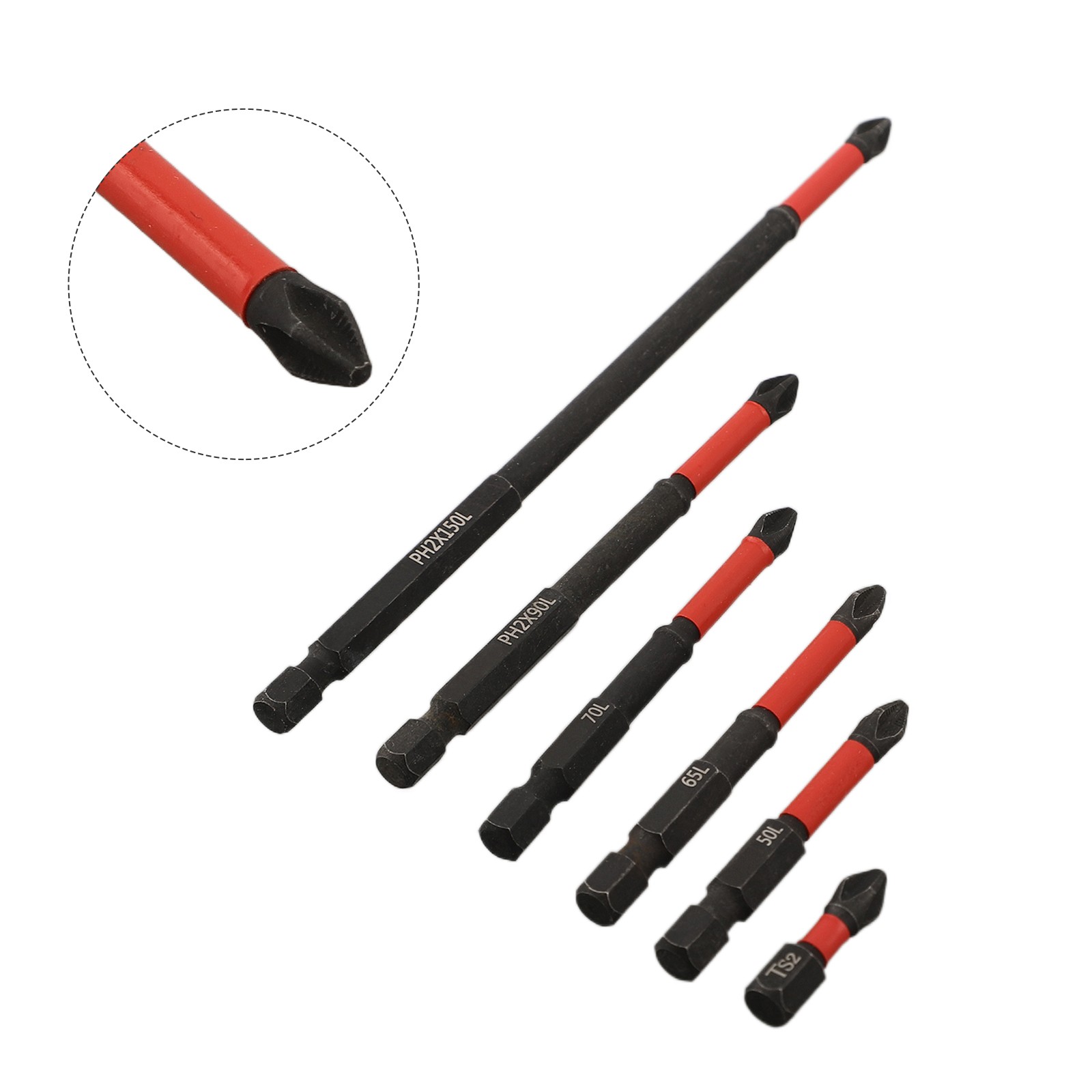 Set di punte per trapano avvitatore a croce PH2 antiruggine con punta magnetizza - Picture 37 of 45