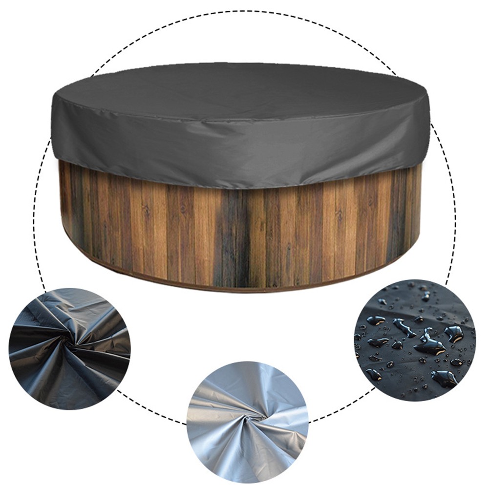 Ronde imperméable pour housse de bain officiel à remous matériau robuste protection co