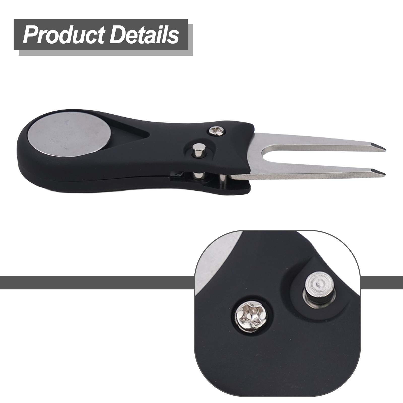 Convenient Golf Pitchfork with Strong Magnetic Marker for Easy Ball Marking - Picture 54 of 78