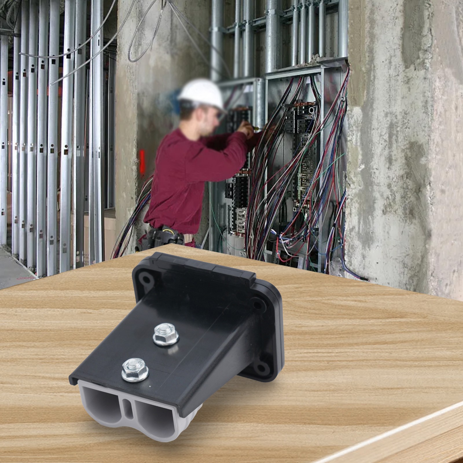 Reliable Connectivity 175A Flush Mount Bracket Panel Cover with Screws Kit