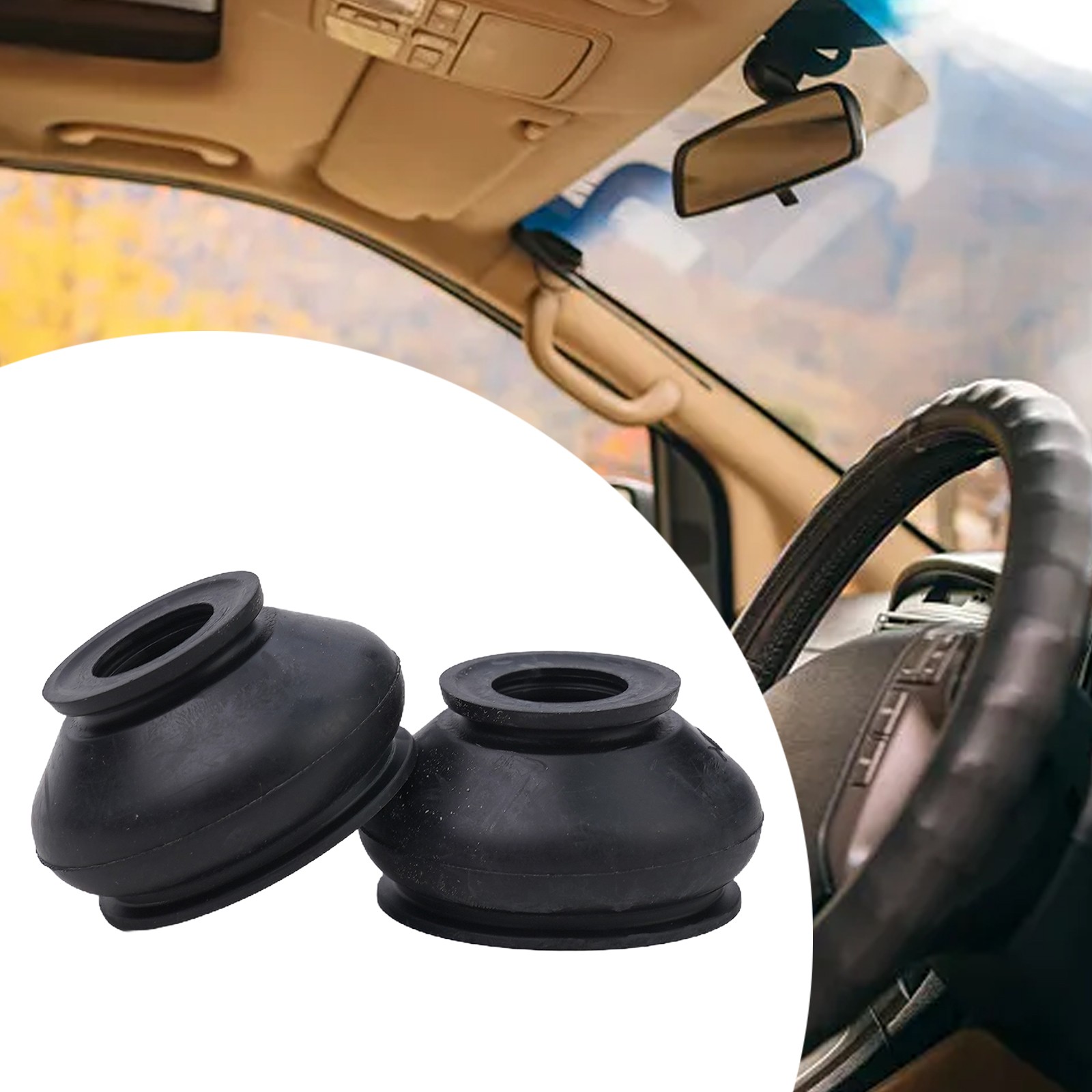 New Practical Covers Dust Boot Track Rod End 2pcs Ball Joint Boots High Quality - Picture 1 of 12