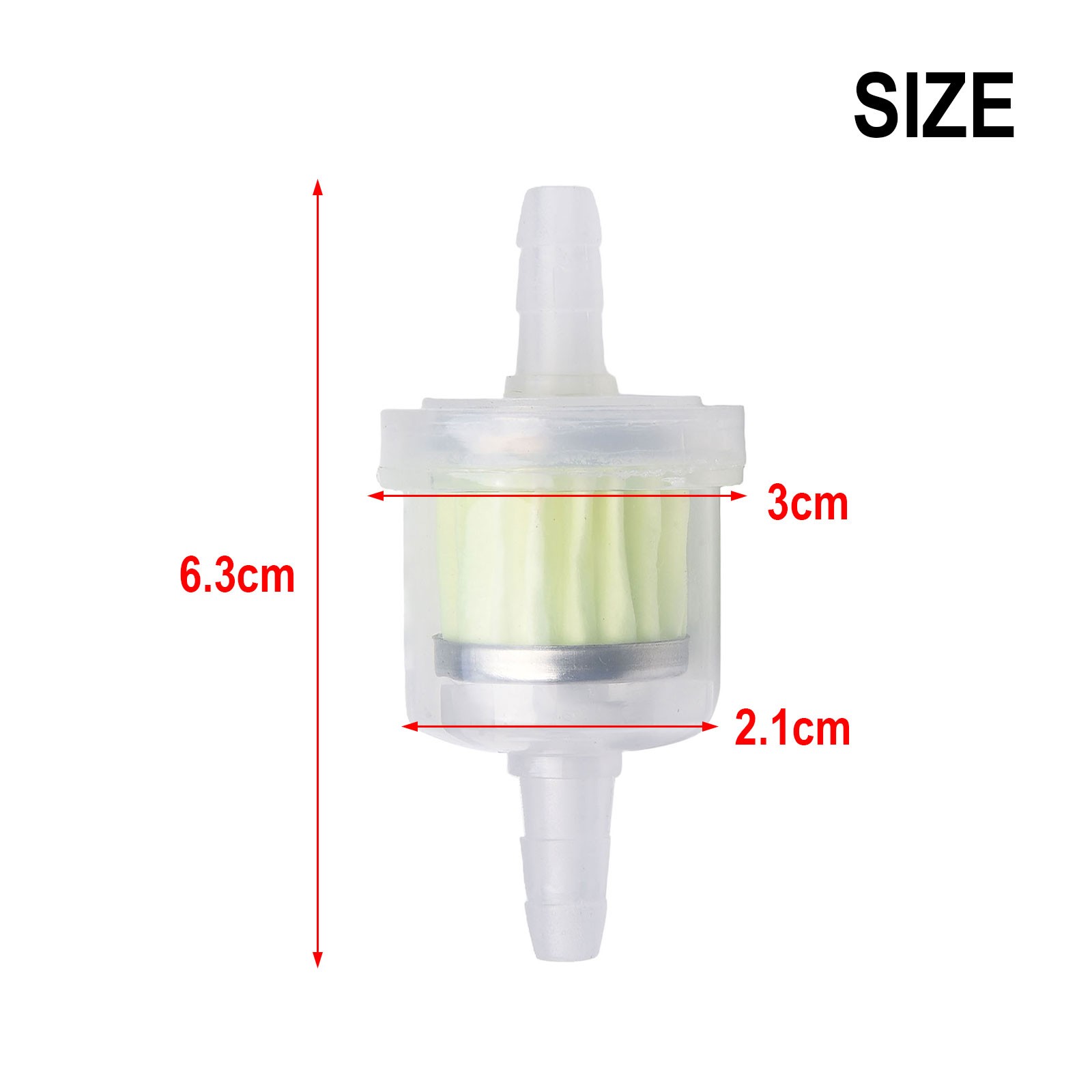 Green Paper Core Fuel Filter for Motorcycles Easy Installation ABS Material - Picture 8 of 13