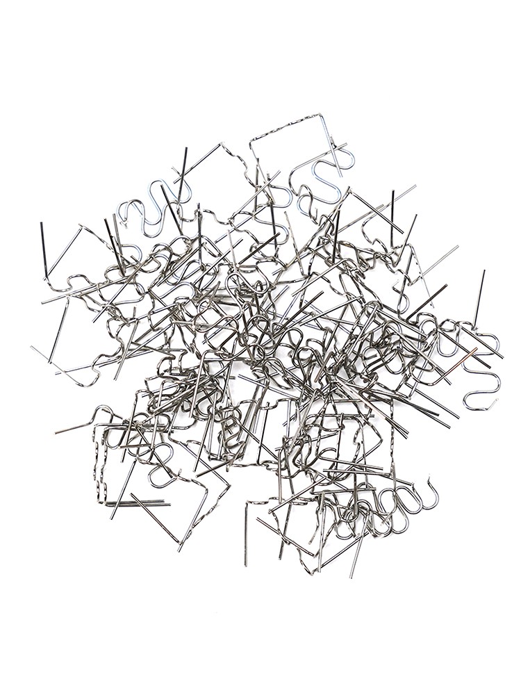 100pcs 0,6/0,8mm Wave Hot Staples Für Kunststoff-Hefter-Reparaturschweißer - Picture 60 of 61