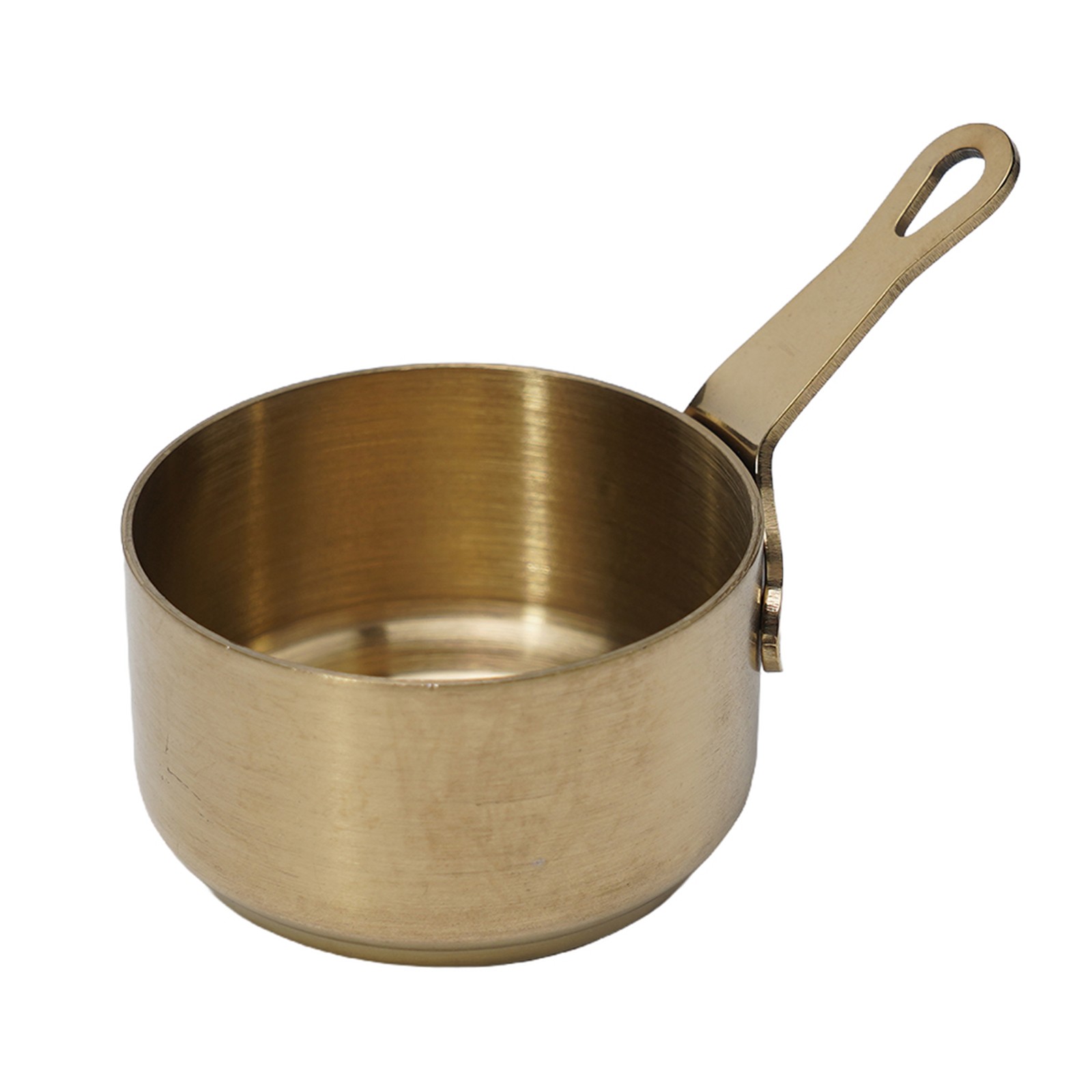 Mini Saucepan Copper Gravy Pot With Handle Small Cooking Pan 60ml/80ml/100ml