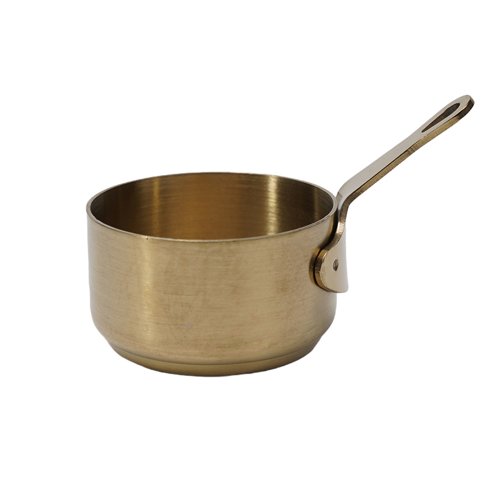 Mini Saucepan Copper Gravy Pot With Handle Small Cooking Pan 60ml/80ml/100ml