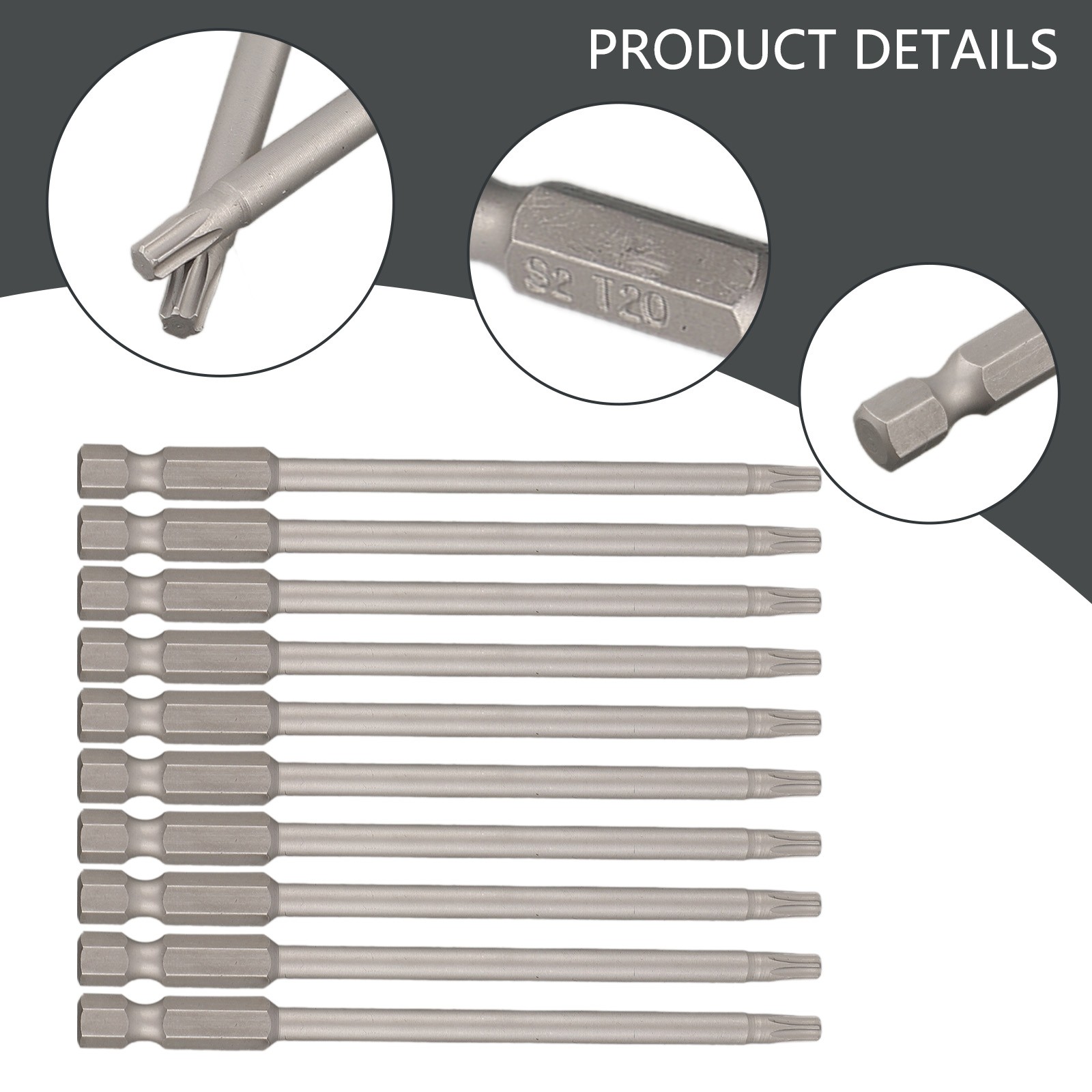 Magnetischer Sechskant-Bit Adapter - 4 Mm Auf 6,35 Mm, 2 Stück, Für Schraubendreher & Reparaturen