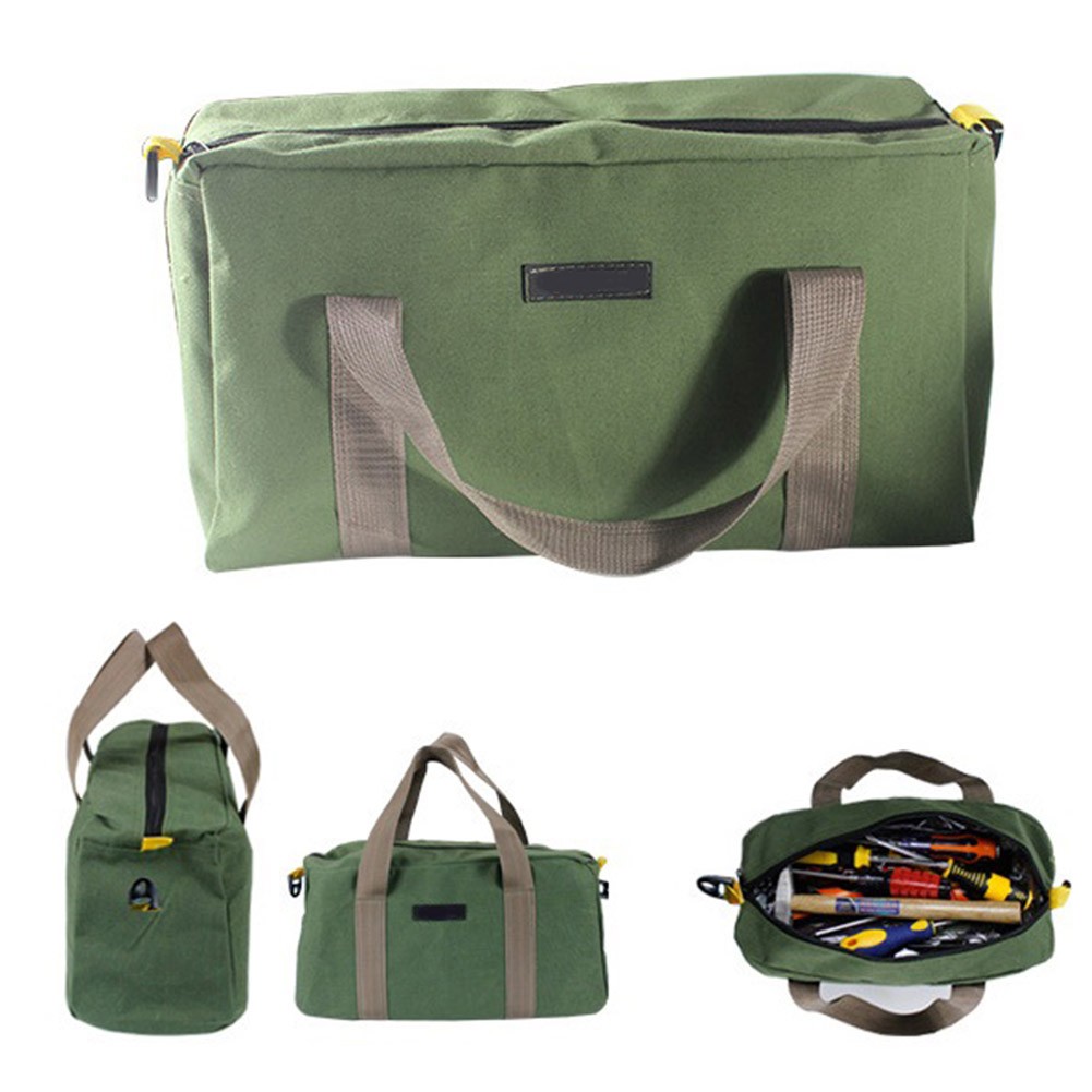 Compact and Reliable Tool Bag for Carpenters Technicians Canvas