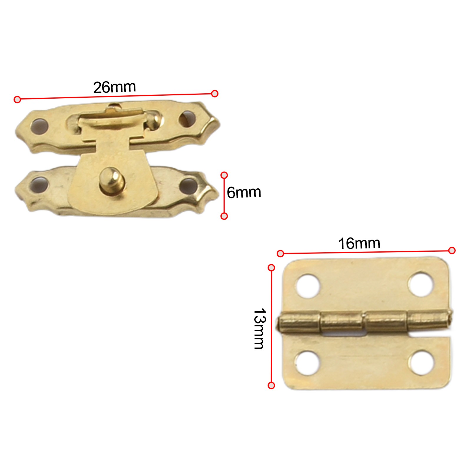 Cabinet Hinge Hasp Latch Boxes Decorations Brand New Cupboards Accessories - Picture 46 of 48