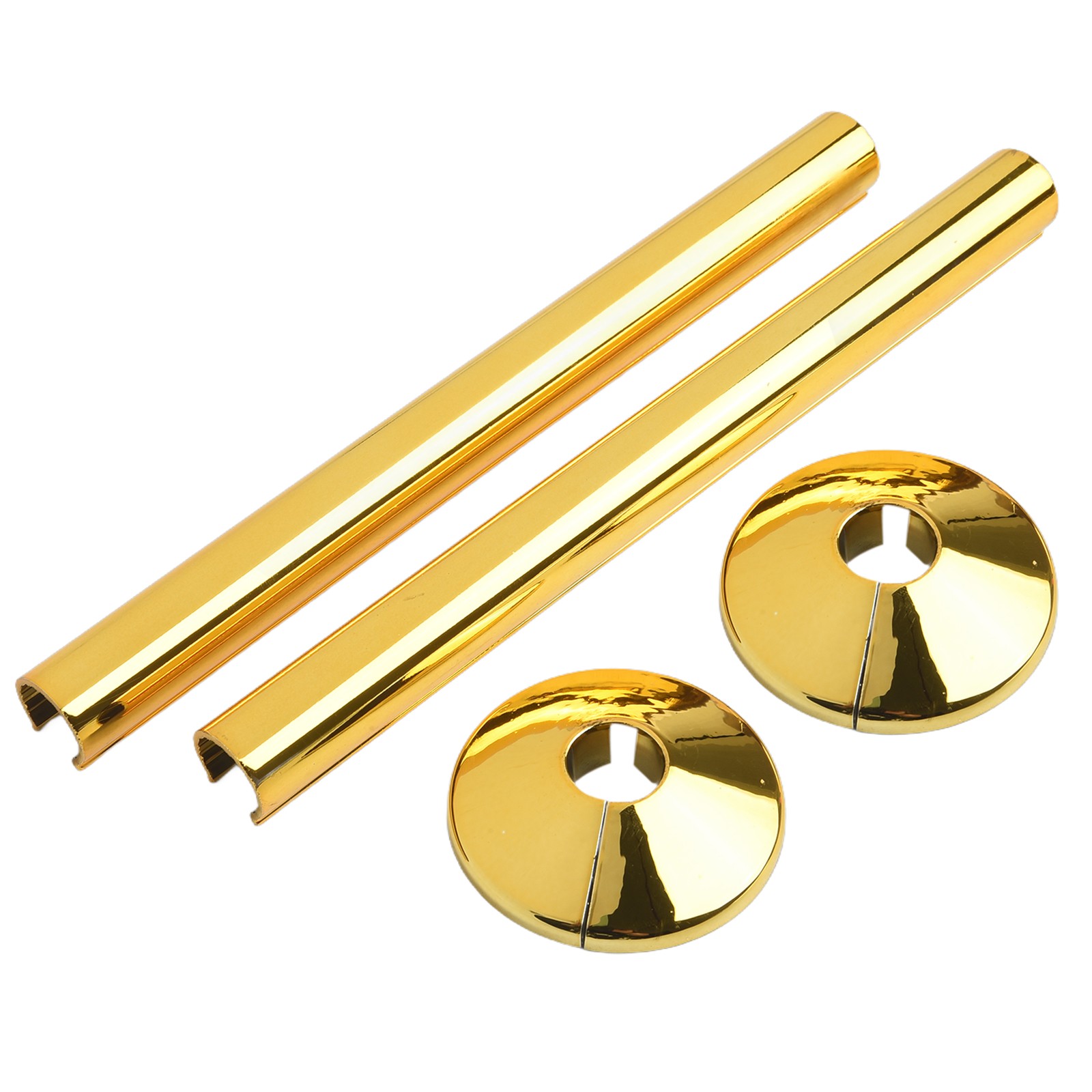 Professional Finish for Your Radiators Set of 2 Pipe Covers for 15mm Pipes
