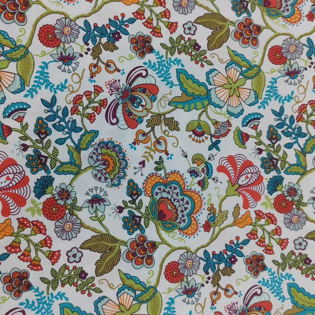 Magnifique lot de 8 tissus floraux en coton pour jupes et vêtements tendance pour enfant