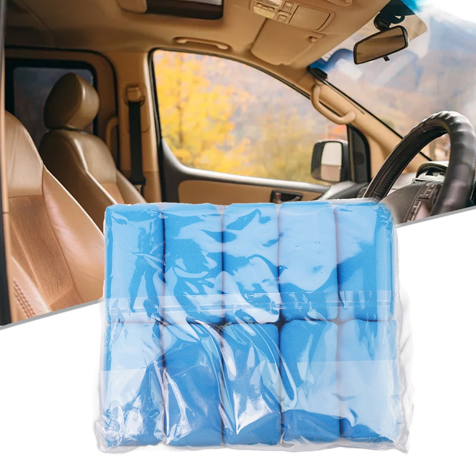 10Pcs Car Detailing Suede Sponge Applicator Use With Ceramic Coating New - Picture 30 of 40