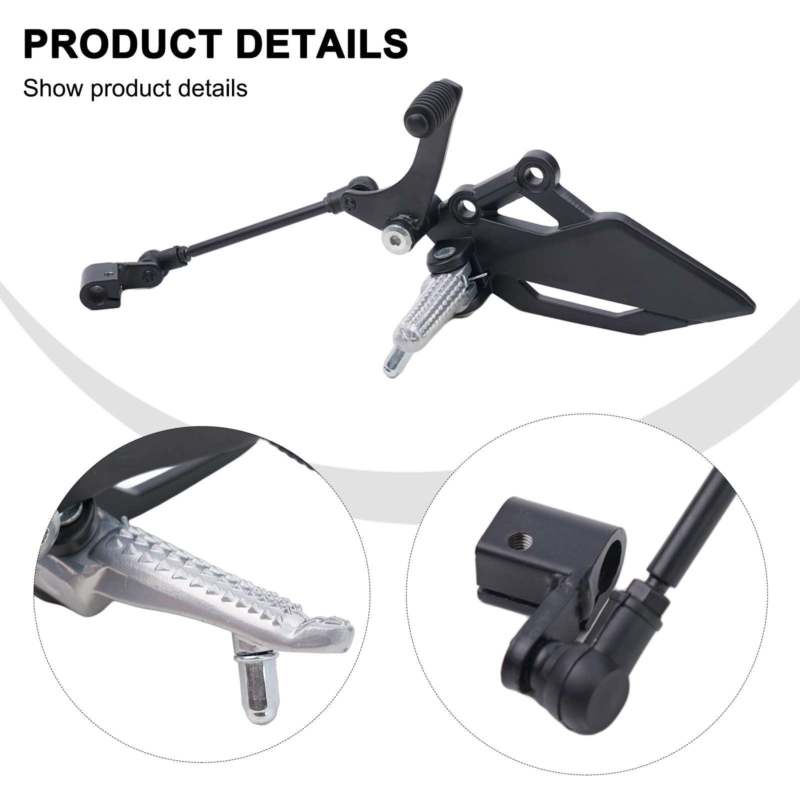 マット Foot Peg Bracket Gear Bracket Lever Assembly For EX 250R