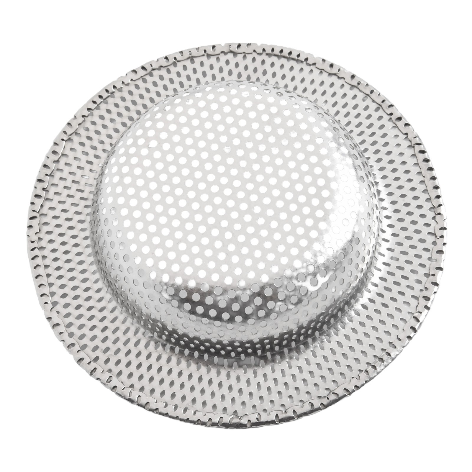 Bathtub Sink Shower Food Hair Catcher Drain Plug Filter Strainer Stainless Steel