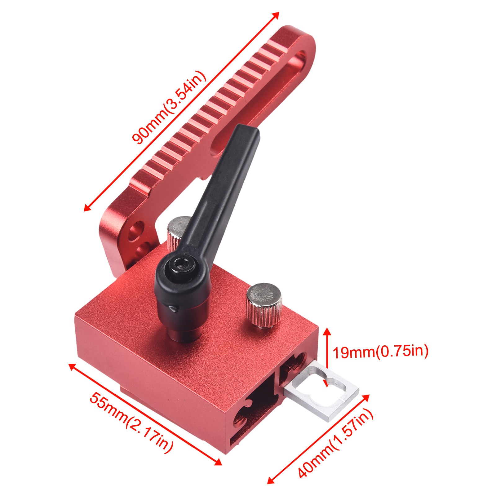 Adjustable Miter Track T Slot Stop Accurate Length Limit Device Woodworking Tool
