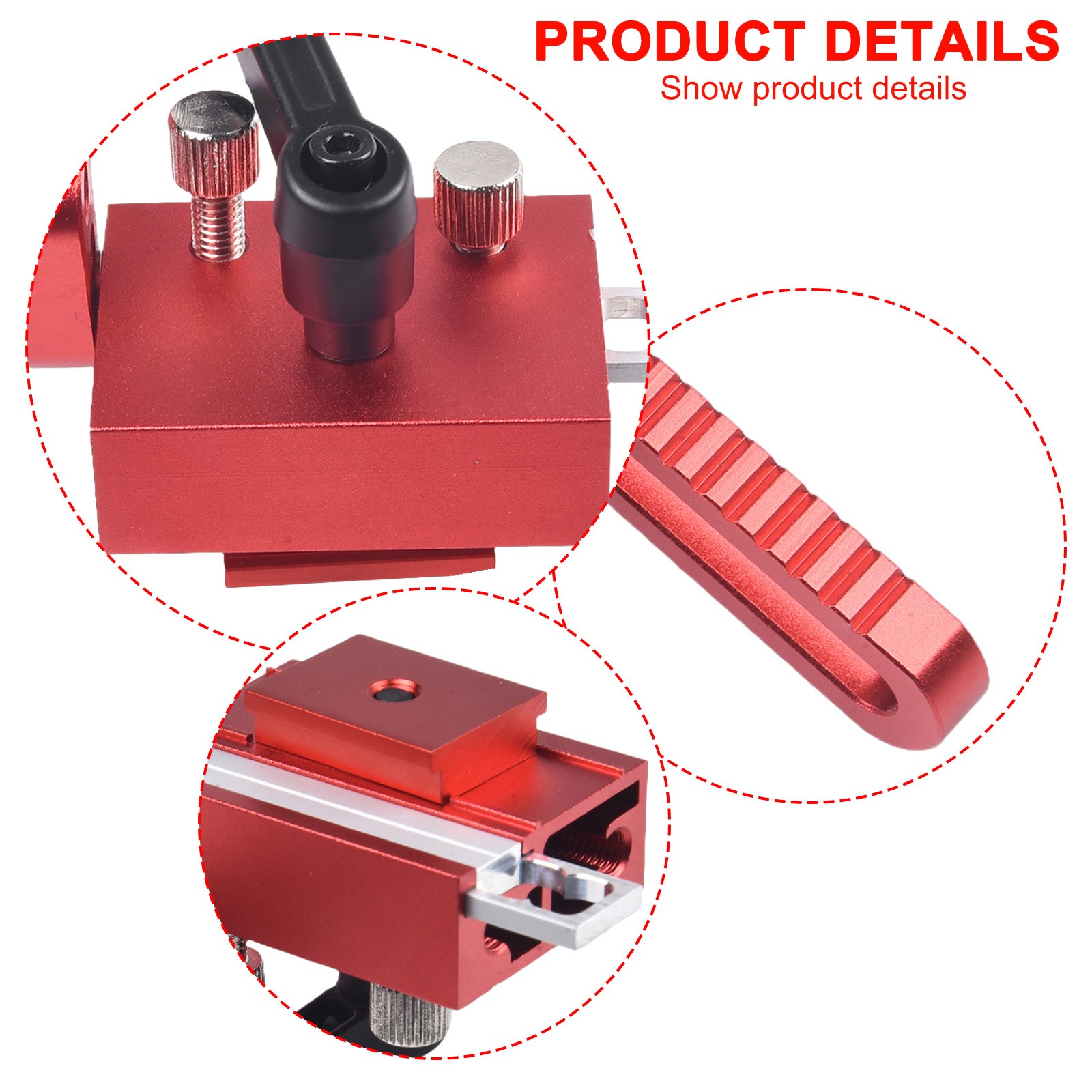 Keiner Gehrungsstrecke Stopp 2,17*1,57*3.54in 55*40*90 Mm Aluminiumlegierung - Bild 28 von 44