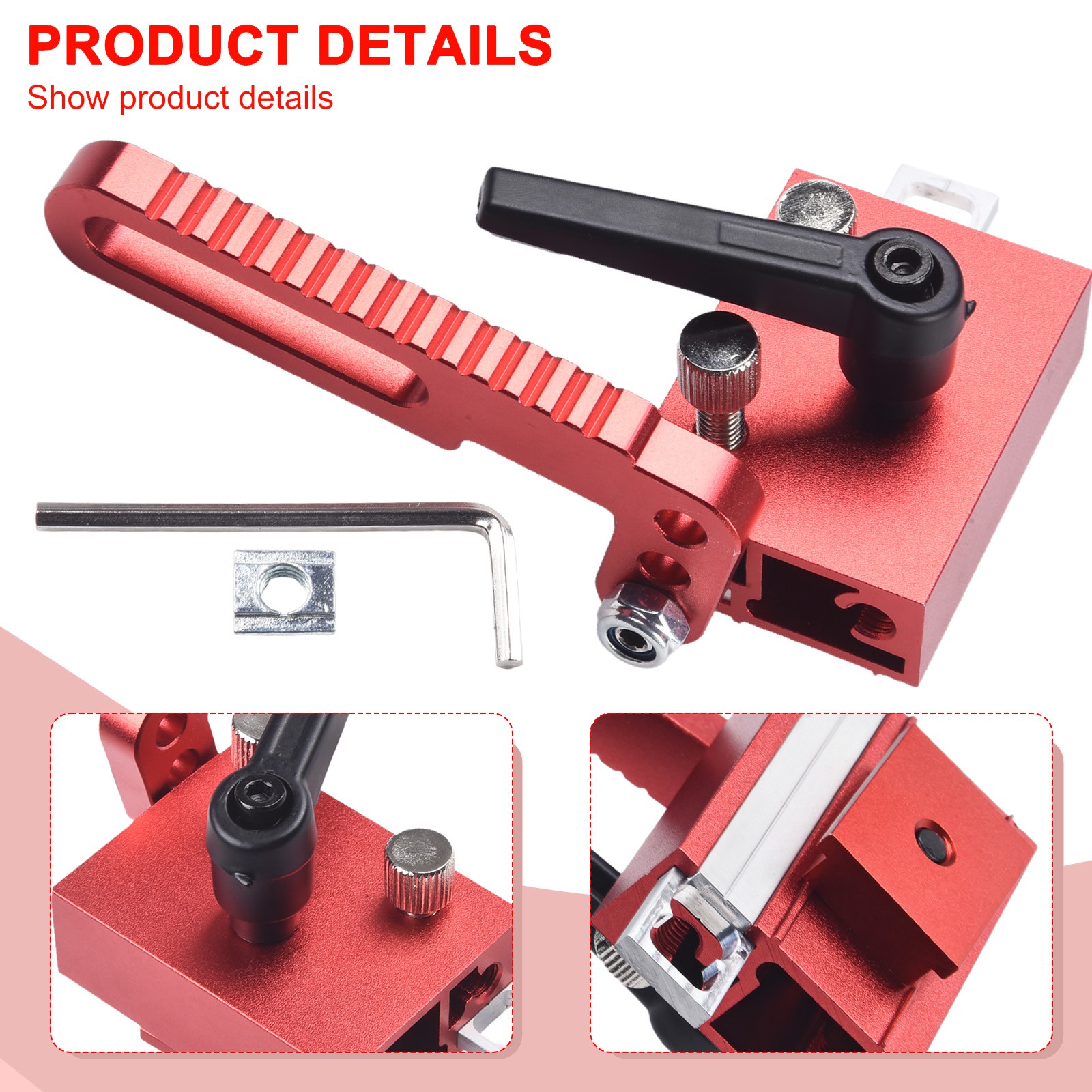 Keiner Gehrungsstrecke Stopp 2,17*1,57*3.54in 55*40*90 Mm Aluminiumlegierung - Bild 27 von 44