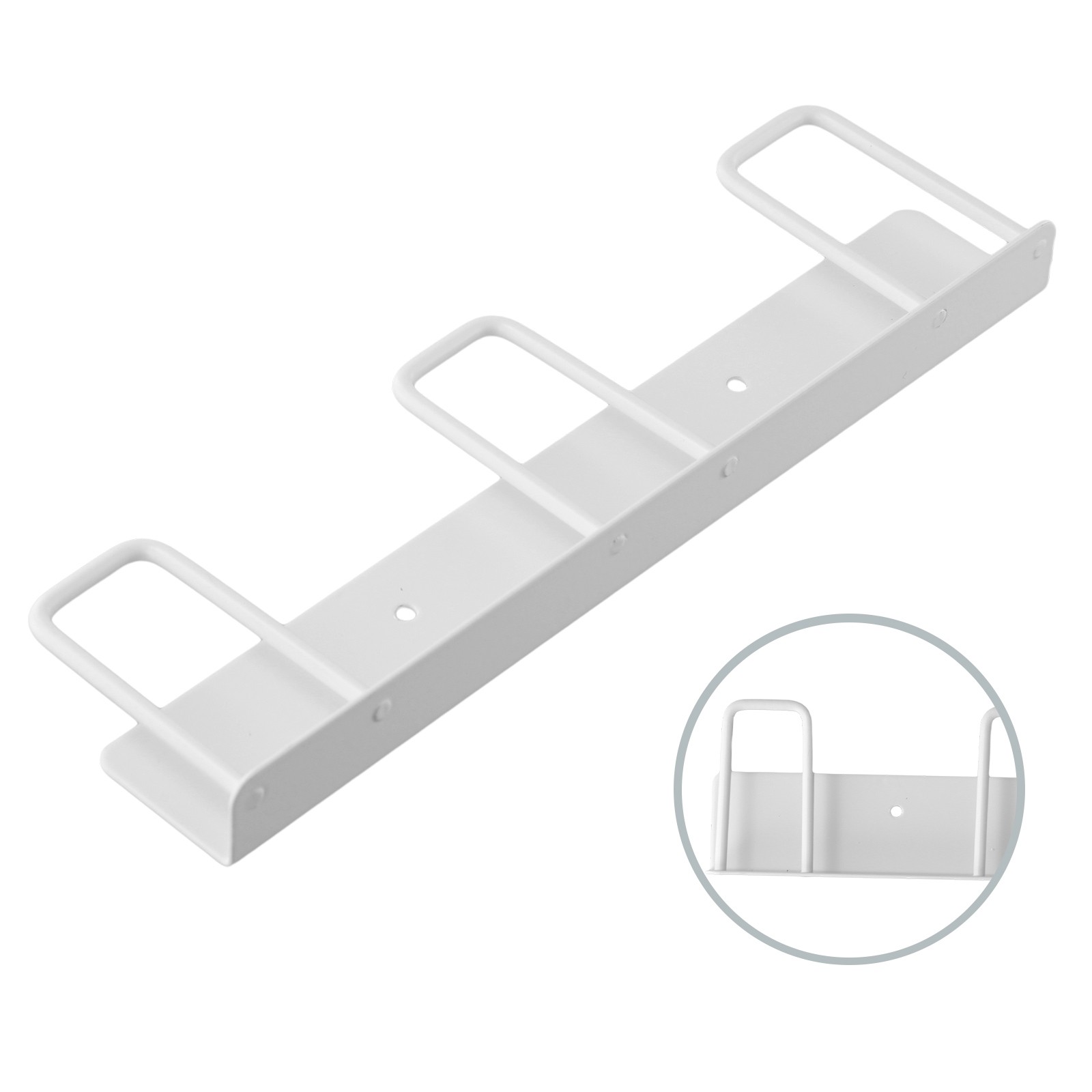Upside Down Cup Hanger Rack Wall Mounted Coffee Mug Hooks Space Saving Design - Picture 28 of 59