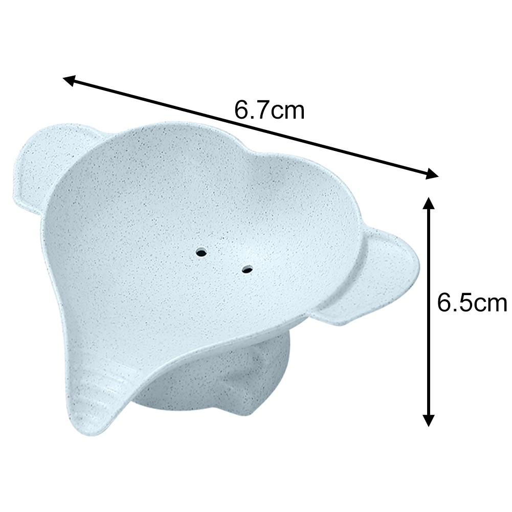 Creative Elephant Soap Box for Bathroom Accessories Cute and Waterproof