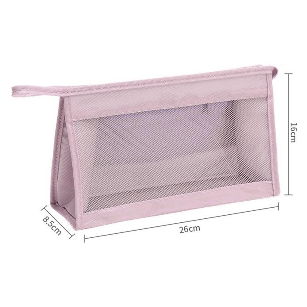 Trousse de maquillage en maille neuve solution de rangement pratique pour soldes cosmé