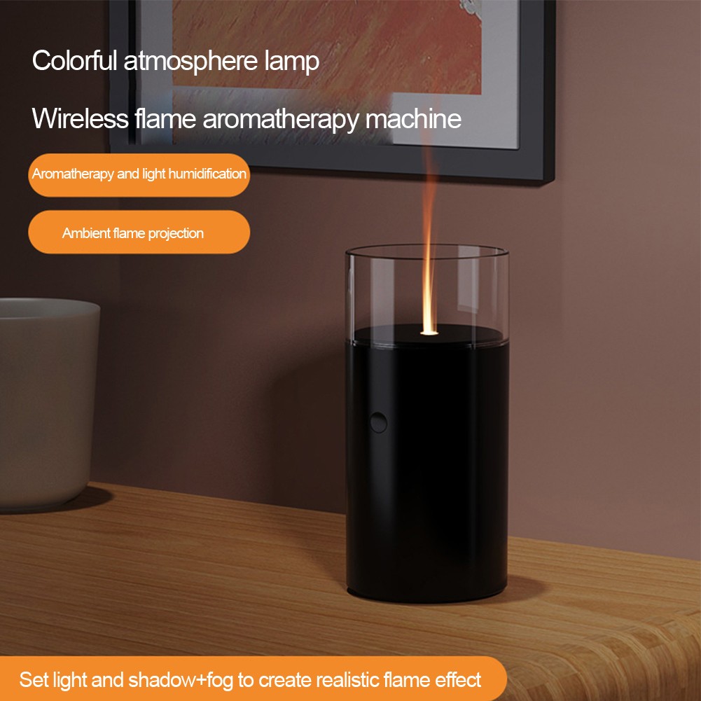Genie?en You Aromatherapy ��Anywhere With Wireless 3D Flame Effect Aroma Diffuser - Picture 24 of 24