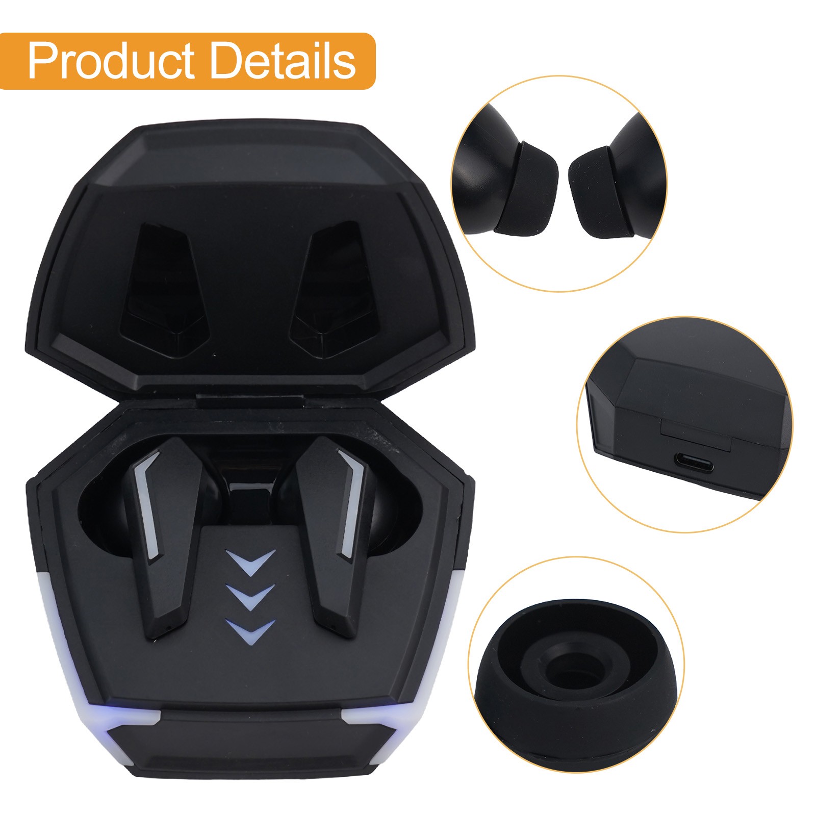 Features Charging Ear Hooks Battery Display Charging Case Clear Sound Quality - Bild 16 von 26