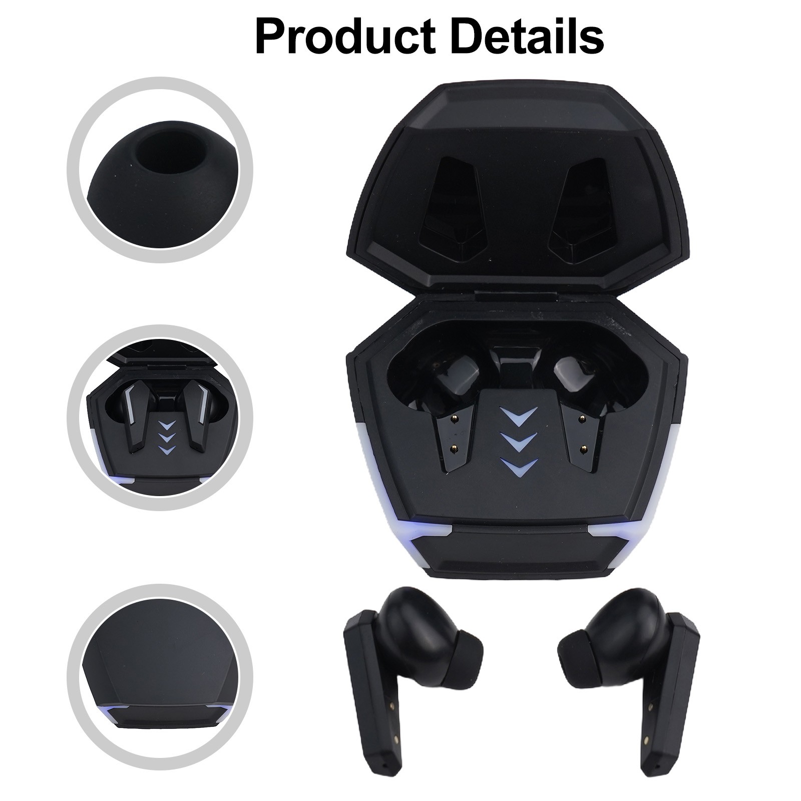 Features Charging Ear Hooks Battery Display Charging Case Clear Sound Quality - Bild 15 von 26