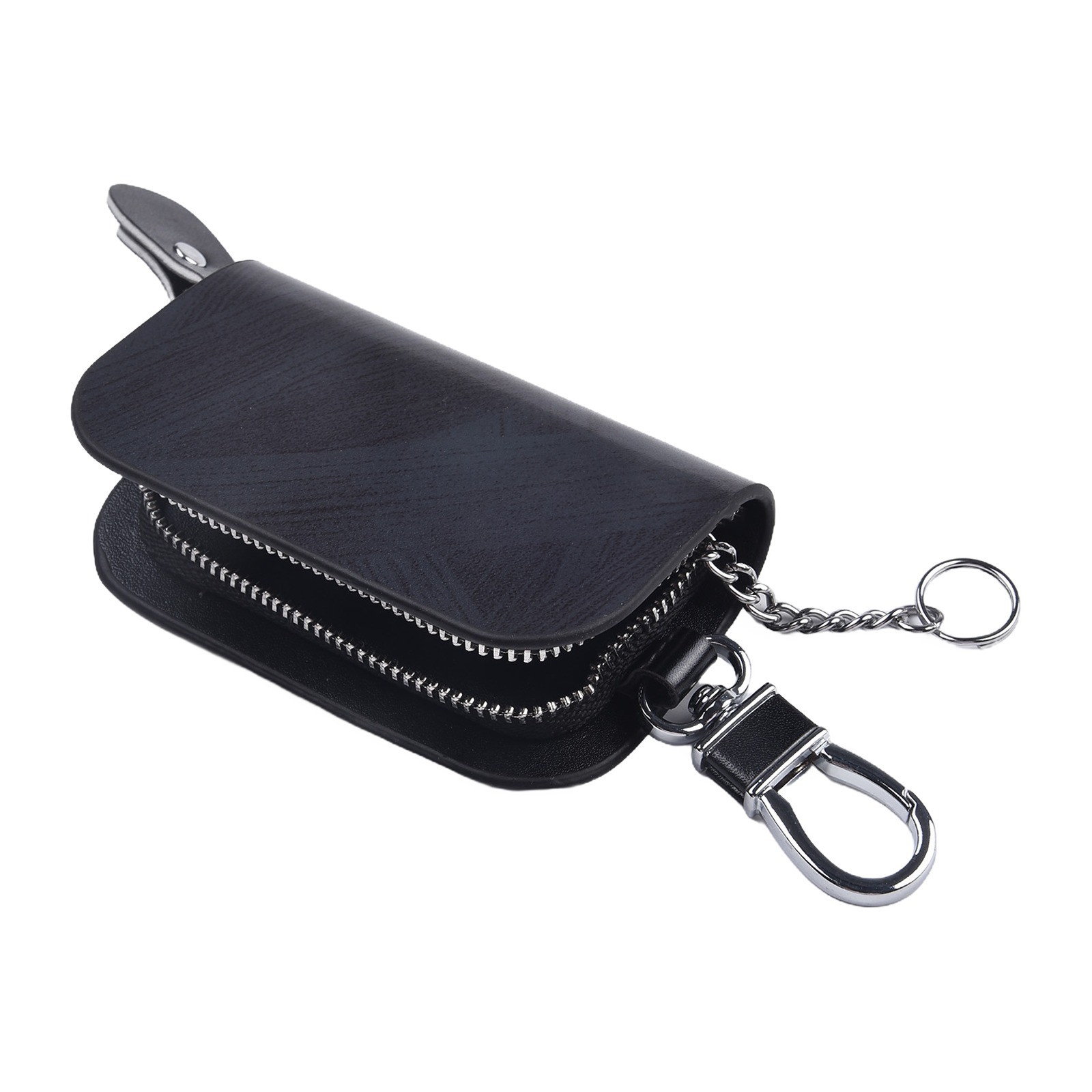 Estuche para llaves remoto inteligente para coche bolsa soporte llavero cuero - Imagen 17 de 36