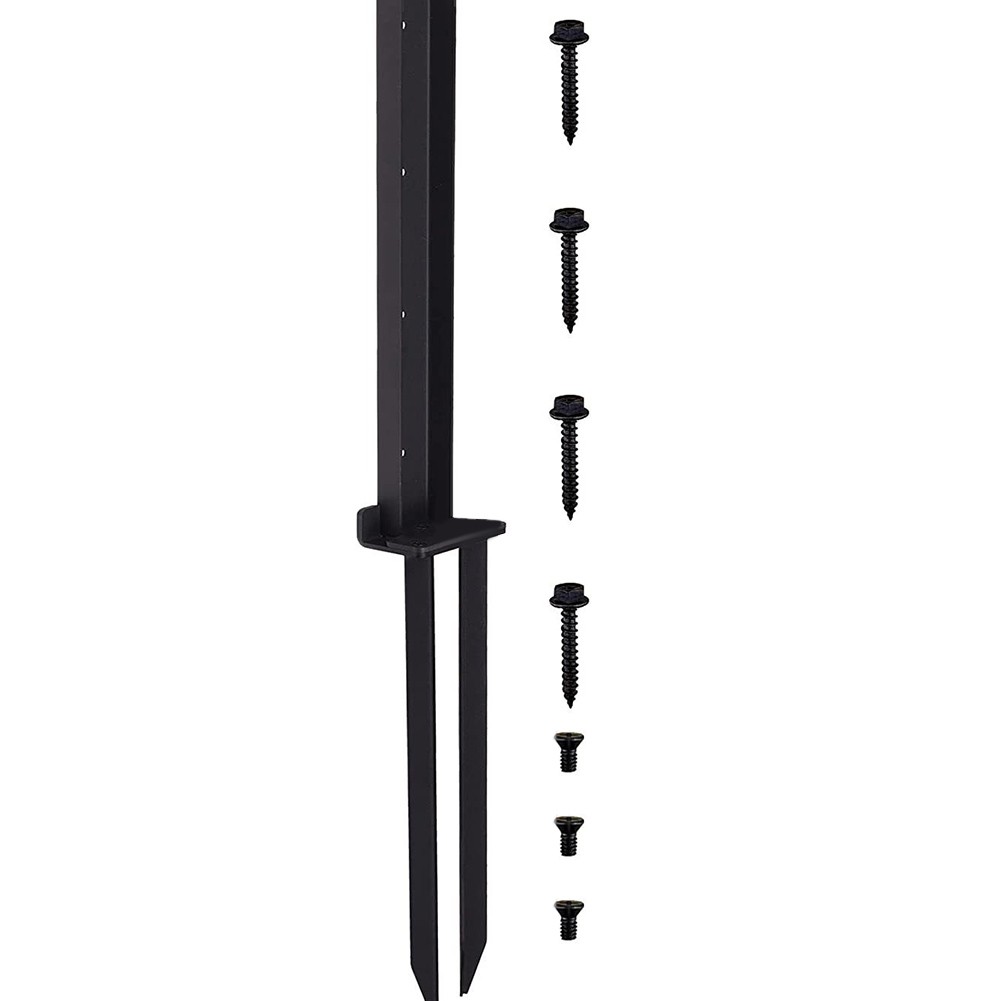 Reliable Support for Inclined or Rotten Wooden Fence Posts Anchor Repair Kit - Picture 22 of 34