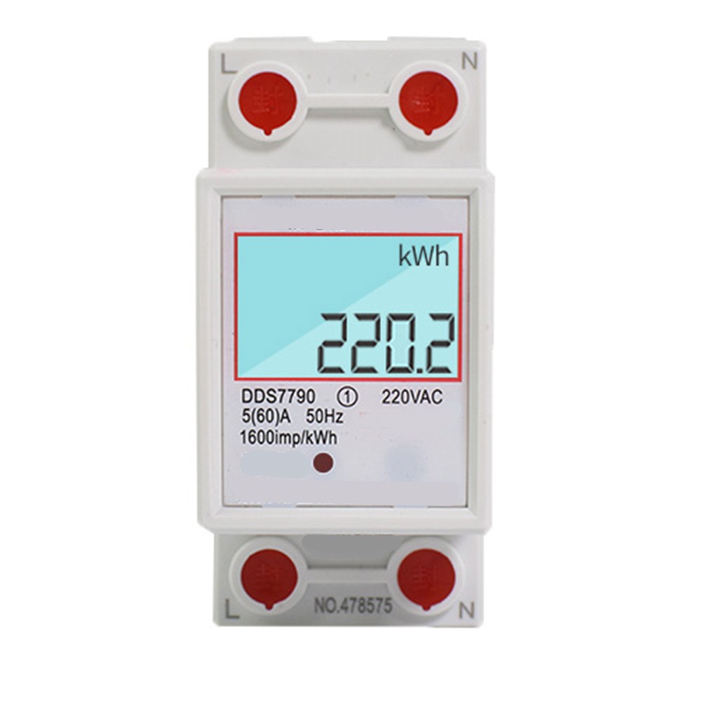 Mini Hutschiene LCD Energiemessgerät zur genauen Stromverbrauchsmessung - Bild 25 von 34