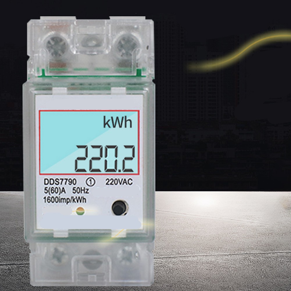 Mini Hutschiene LCD Energiemessgerät zur genauen Stromverbrauchsmessung - Bild 32 von 34