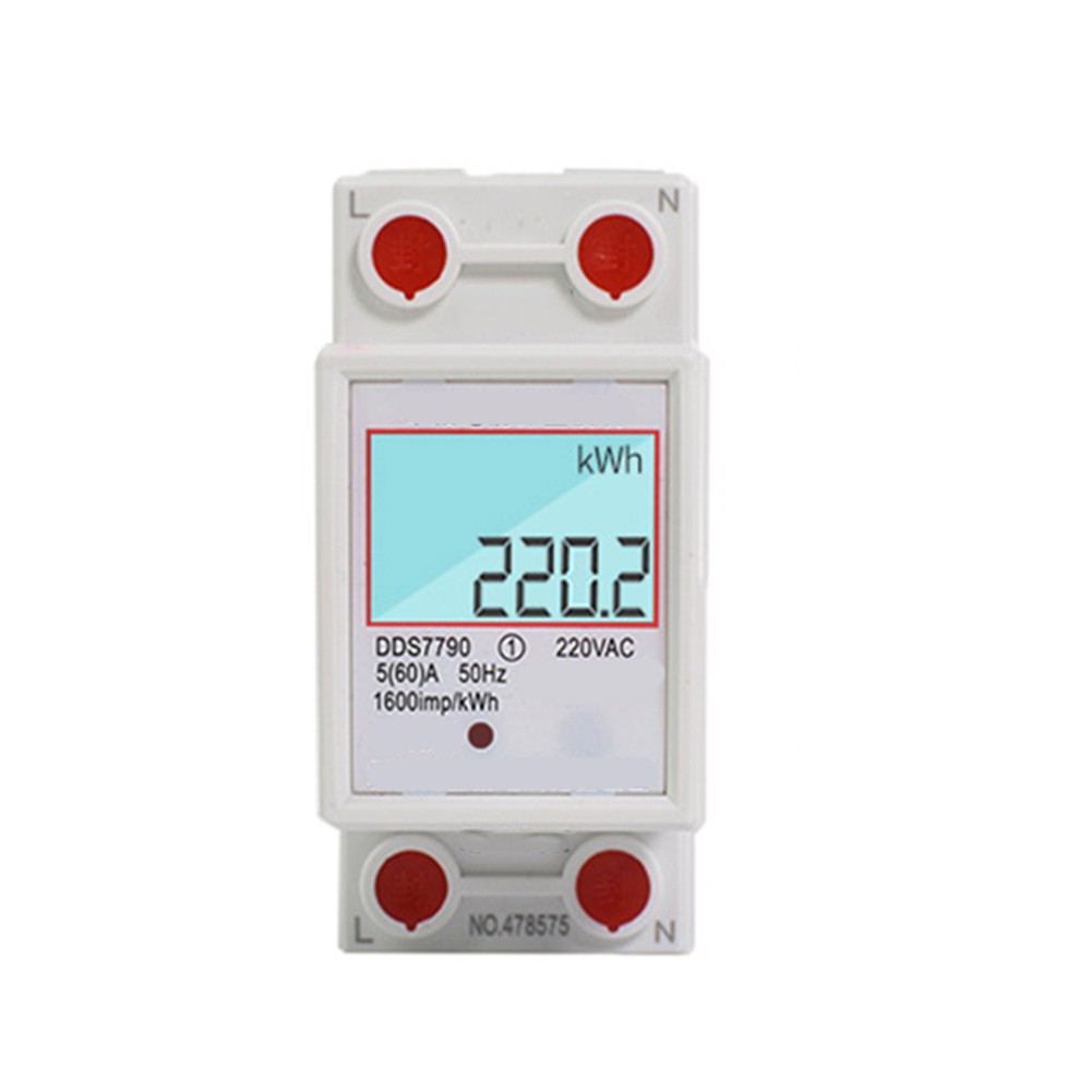 Mini Hutschiene LCD Energiemessgerät zur genauen Stromverbrauchsmessung - Bild 28 von 34