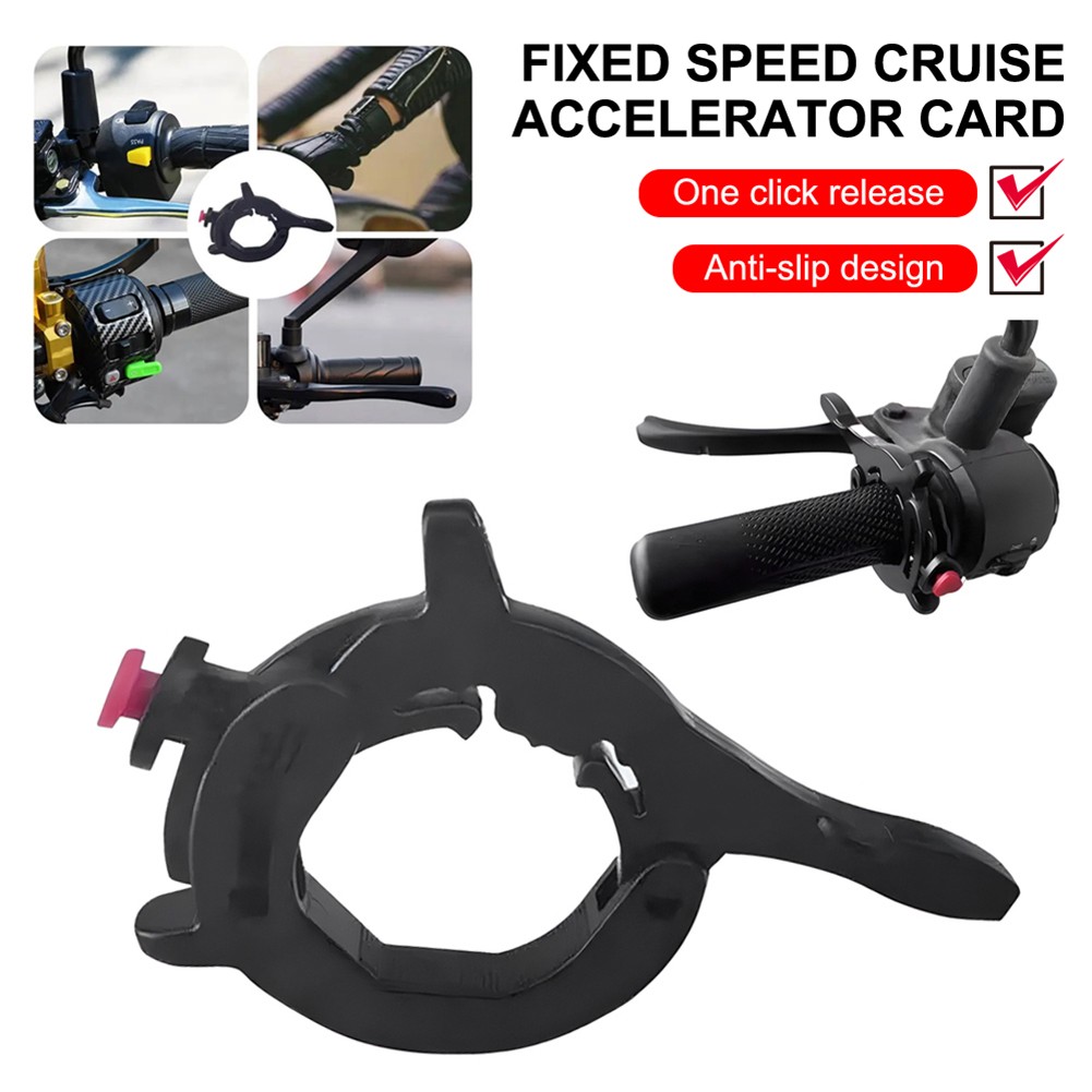 Poign��e stable et s��curis��e pour verrouillage d'acc��l��rateur moto installat