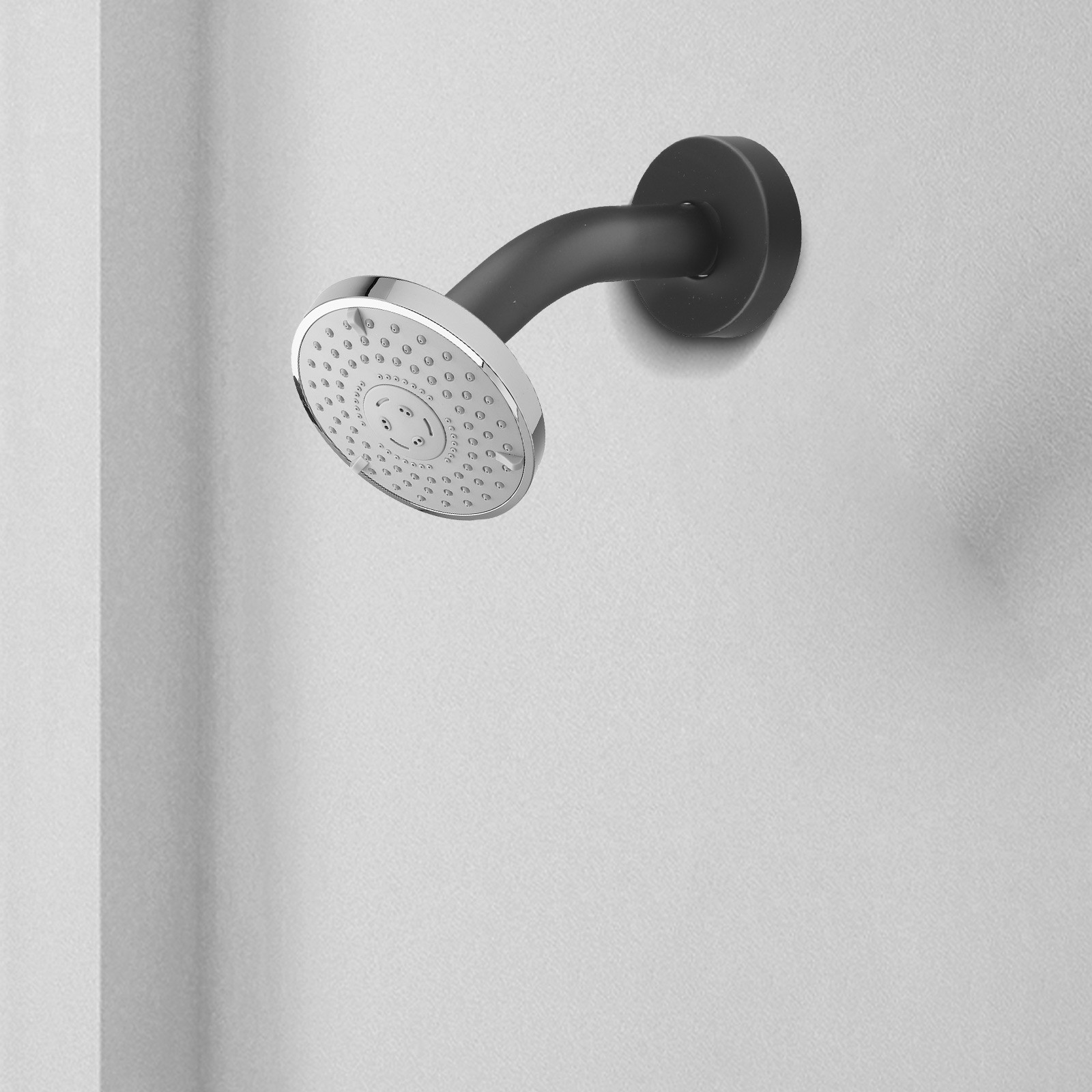 6 Inch Stainless Steel Wall-Mounted Shower A-rm And Flange Shower Head Parts New - Picture 39 of 49