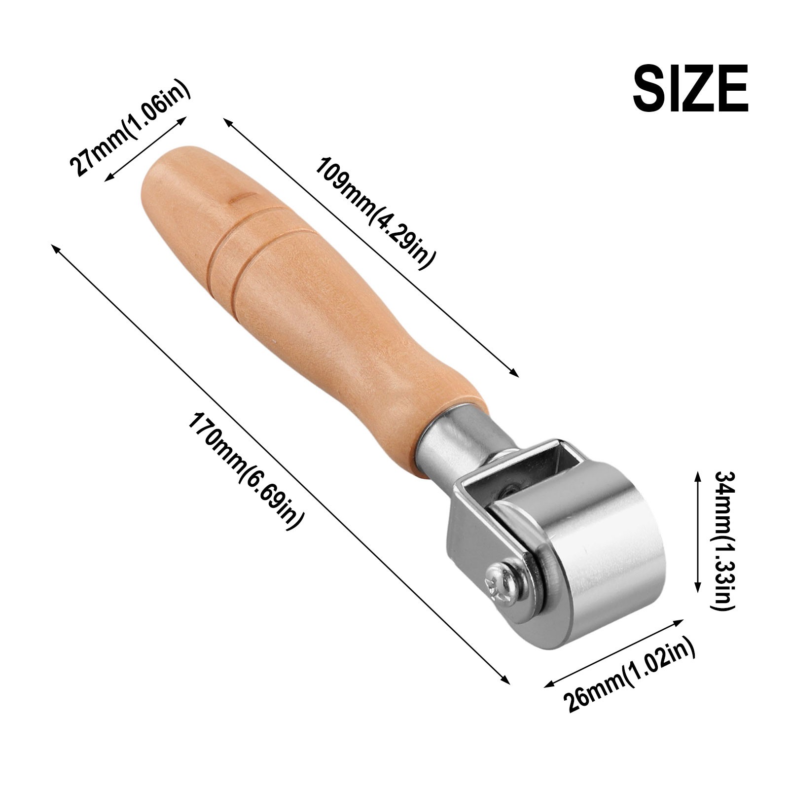 Premium Solid Wood and Iron Leather Edge Press for Superior Craftsmanship - Picture 27 of 43
