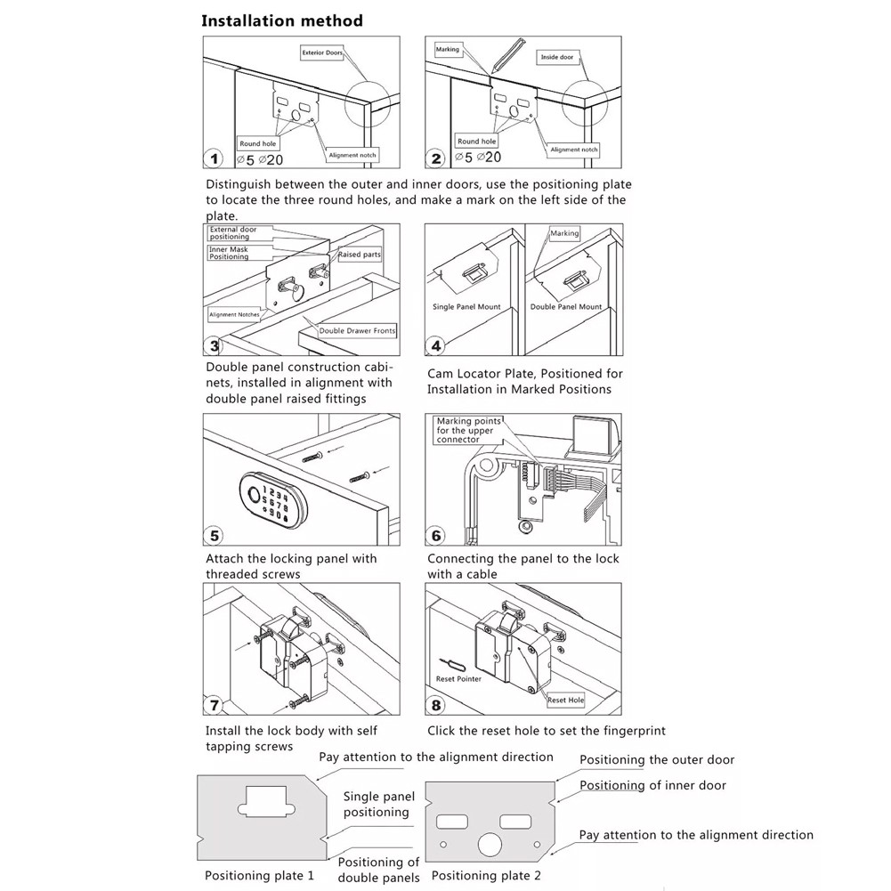 Advanced Security System with Fingerprint Password and Swipe Card Lock - Picture 26 of 26