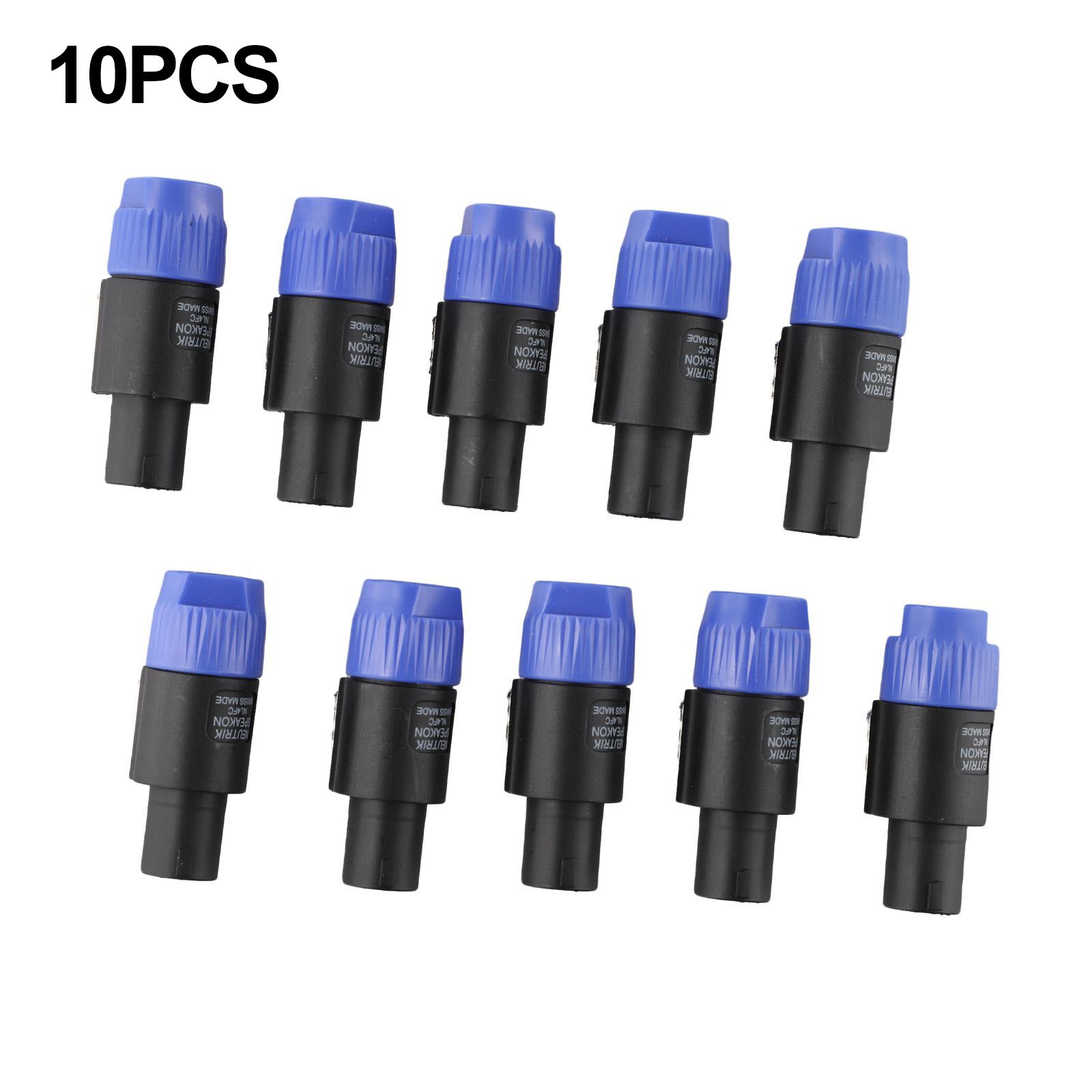 NL4FC Speaker Connectors 4 Pin Male Audio Adapter 10pcs Set for Stage Use - Afbeelding 16 van 29