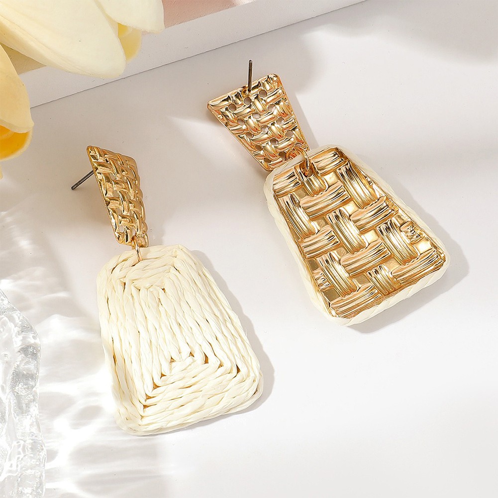 Boucles doreilles femme carrées neuves utiles belle offres bohème confortable mignon