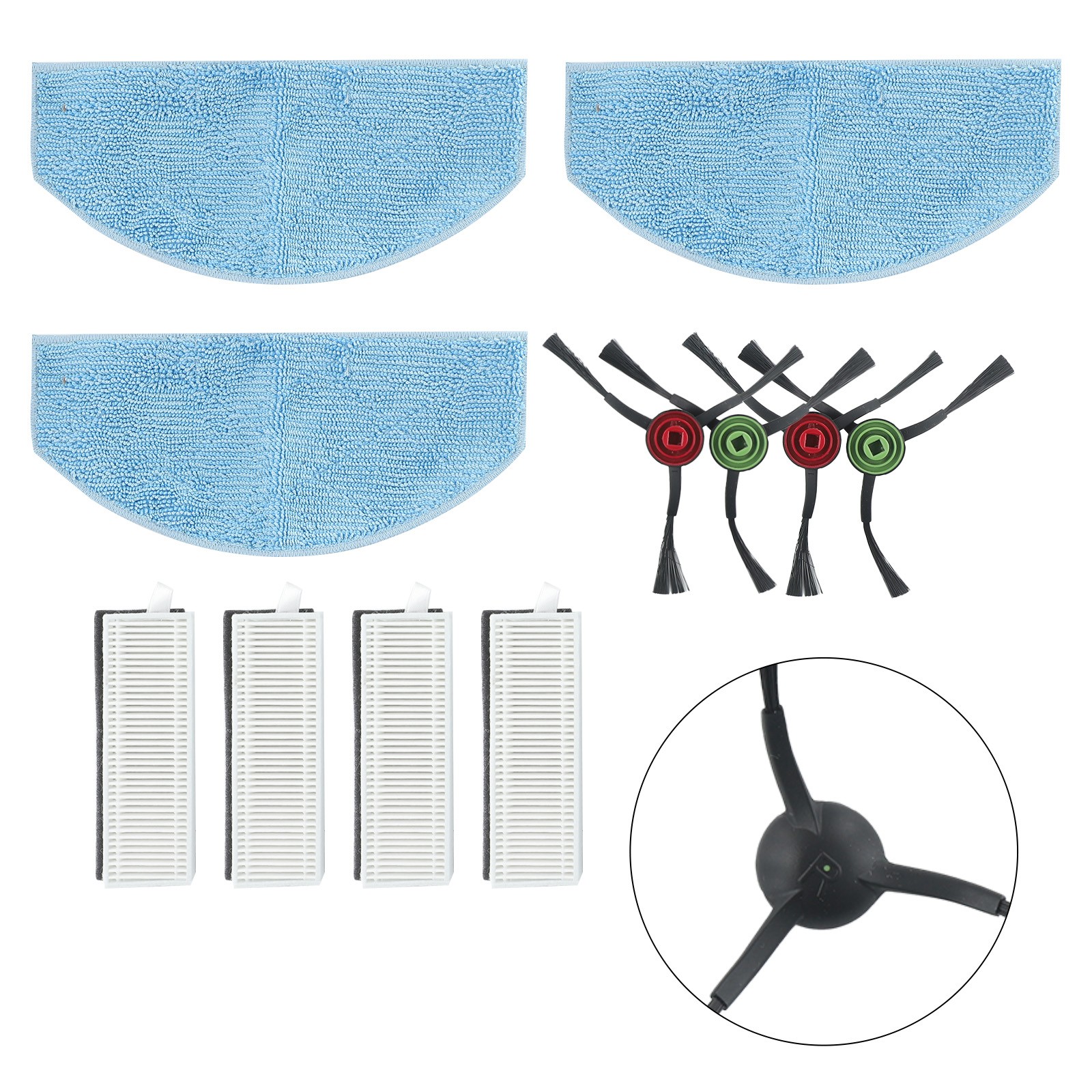 Nettoyez en profondeur ventes exceptionnelles vos tapis avec brosse latérale de remplacement pour aspirateur Laresar Evol 3