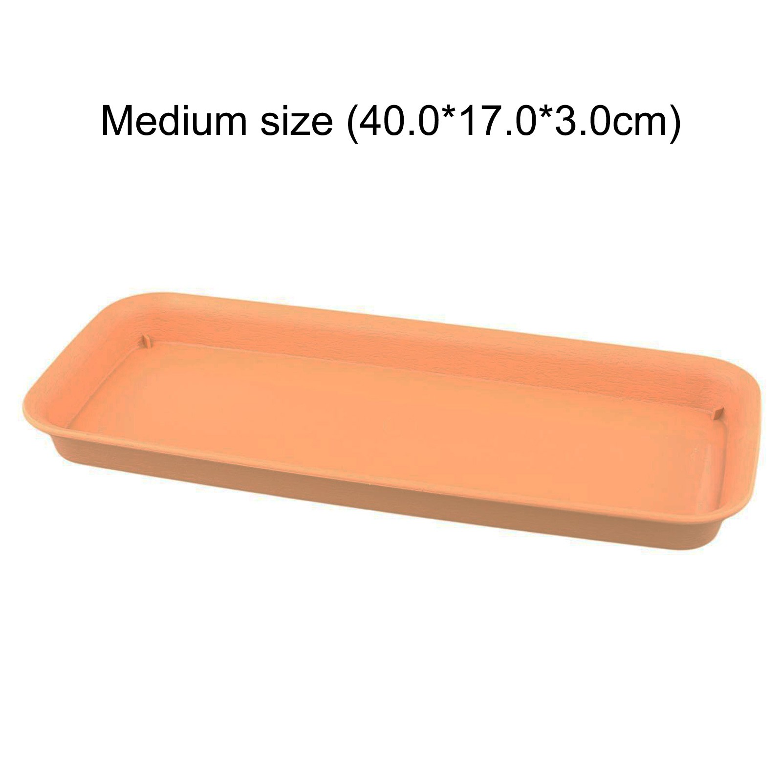 Indoor Outdoor Flower Pot Plant Saucer Drip Trays Resin Rectangle Plate - Imagen 47 de 60