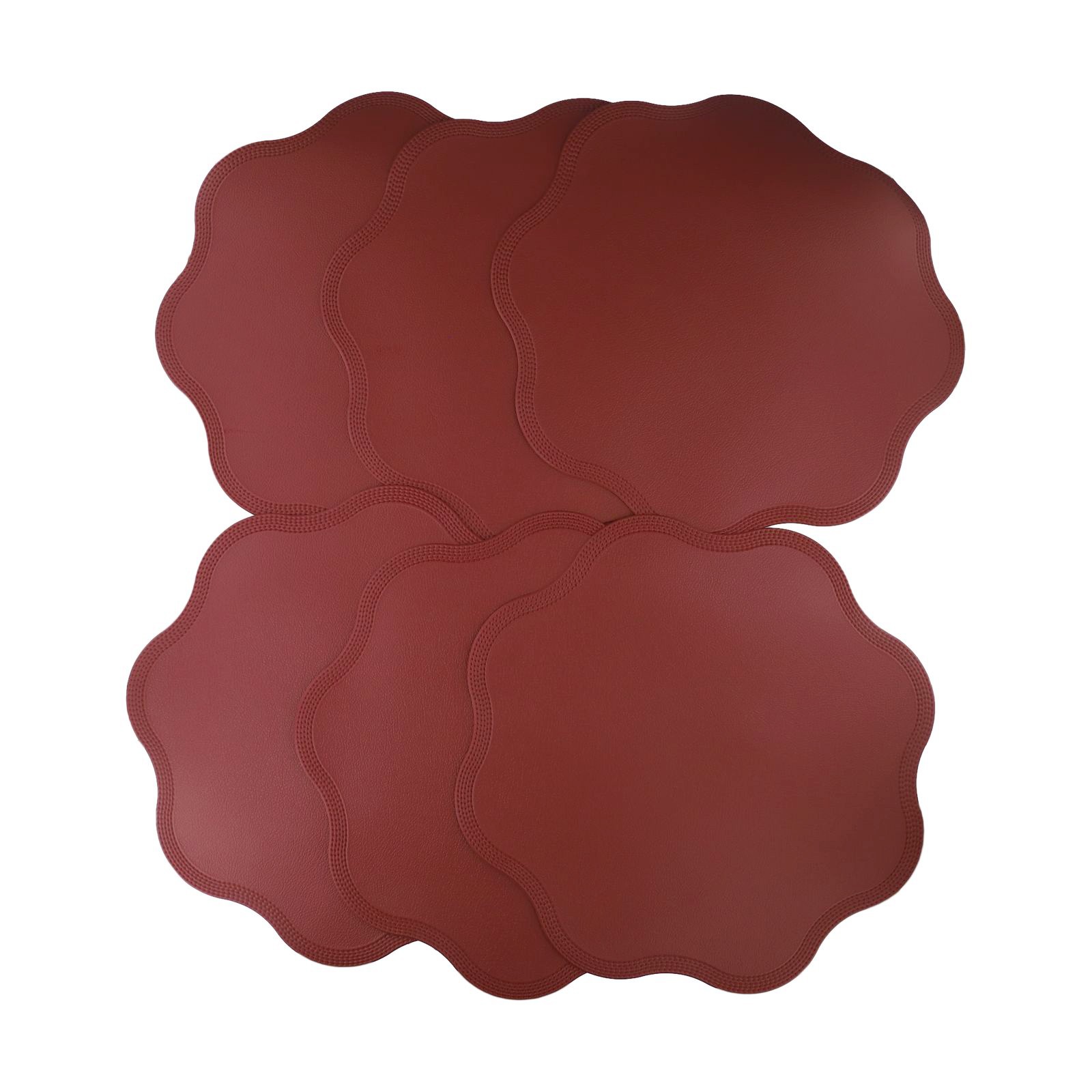 Sleek and Practical PVC Place Mats Set of 6 Heat Resistant Easy to Clean - Picture 39 of 69