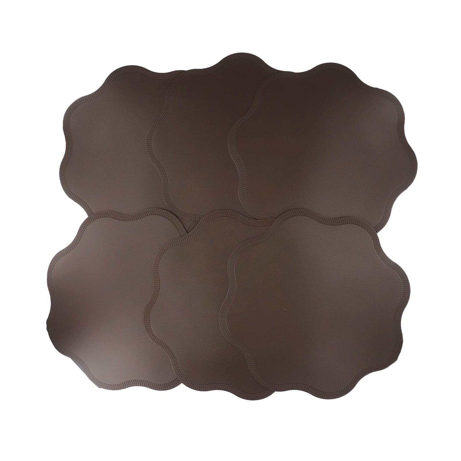 Sleek and Practical PVC Place Mats Set of 6 Heat Resistant Easy to Clean - Picture 26 of 69