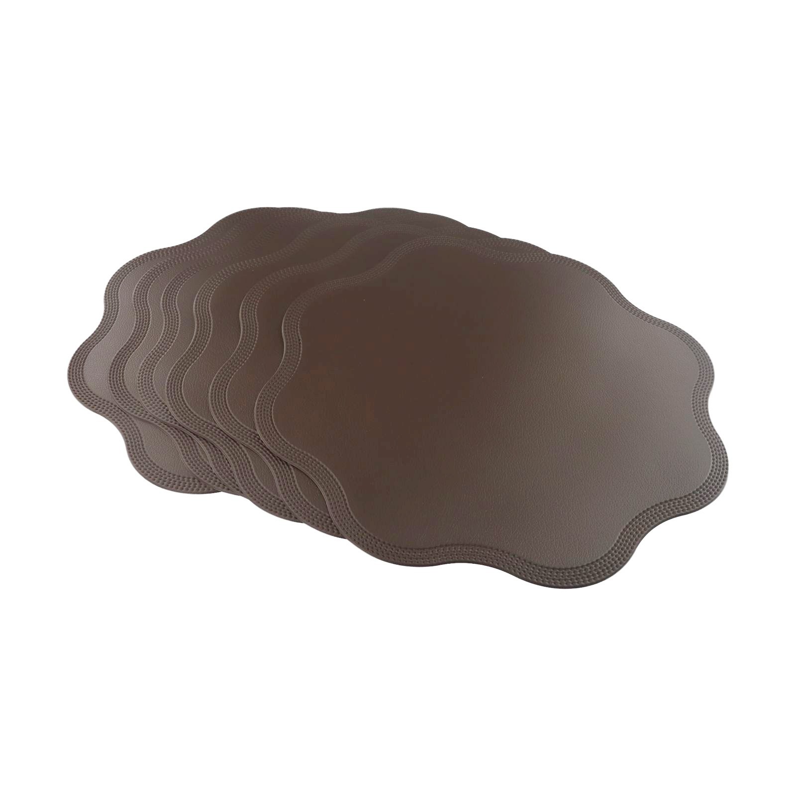 Sleek and Practical PVC Place Mats Set of 6 Heat Resistant Easy to Clean - Picture 30 of 69